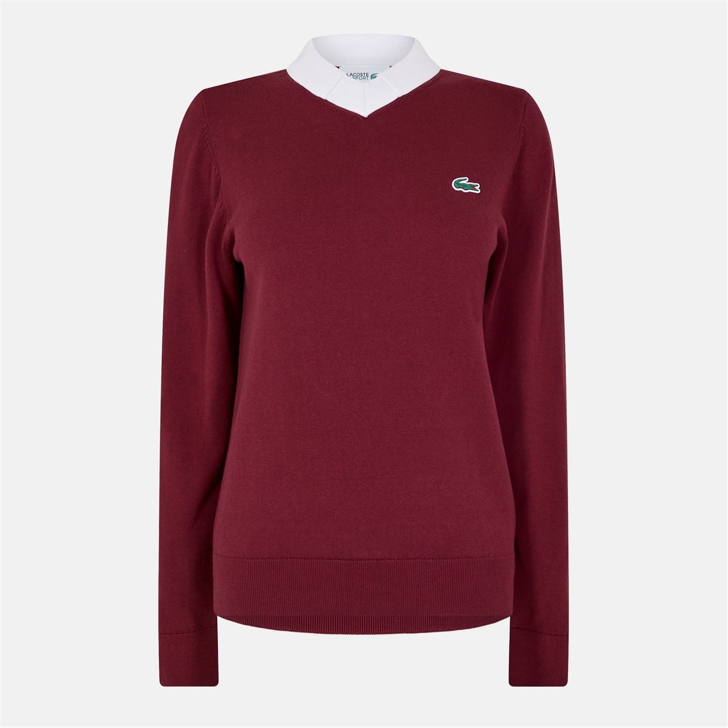 Lacoste Crocodile Print Regular Fit Long Sleeve Sweater