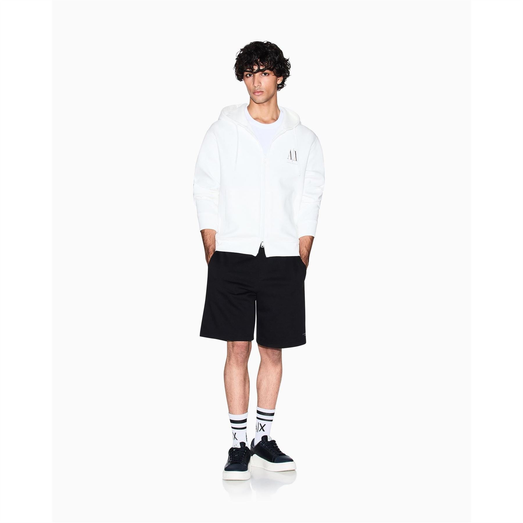Armani Exchange Fleece Jogger Shorts