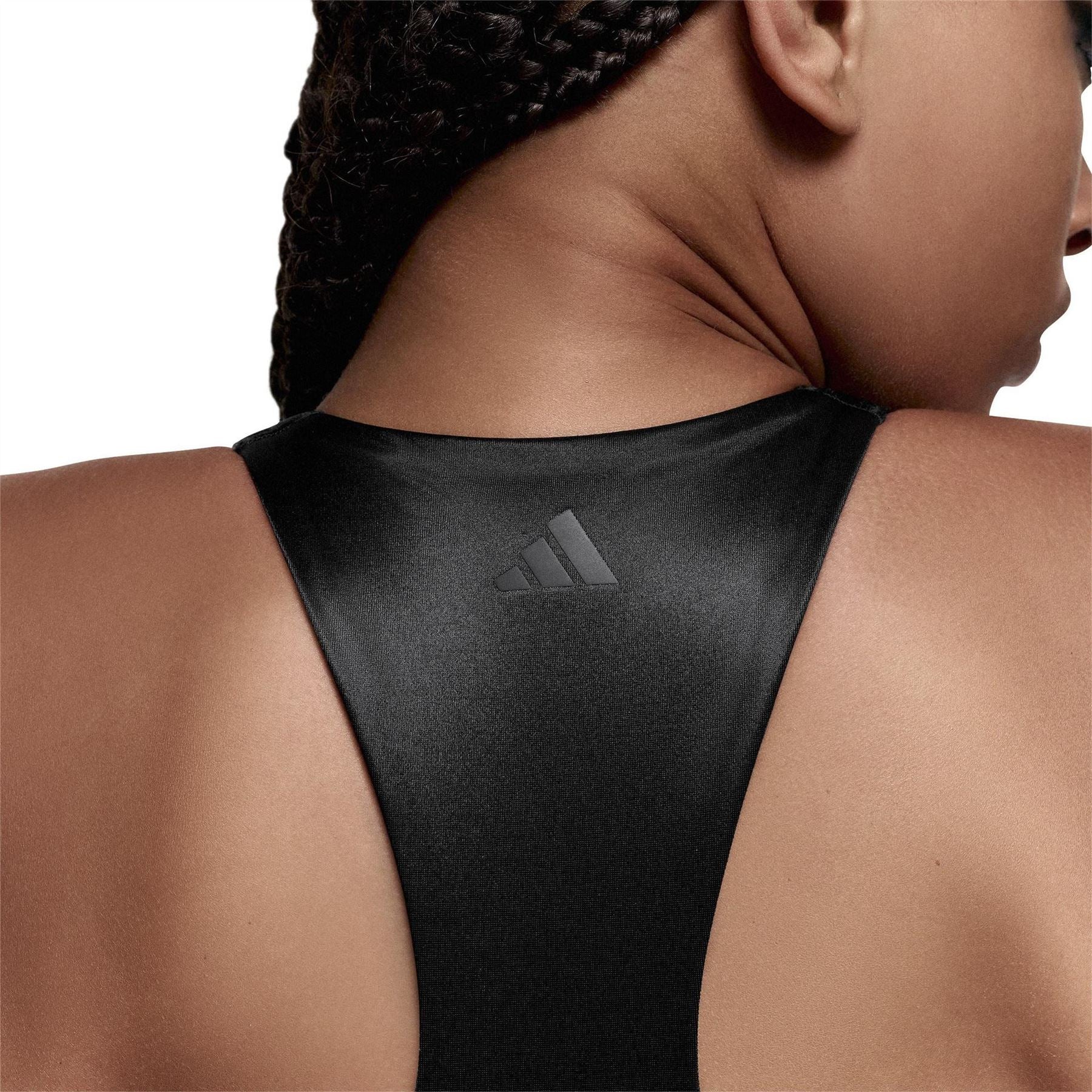 adidas Originals High Neck Shiny Snug Fit Bra