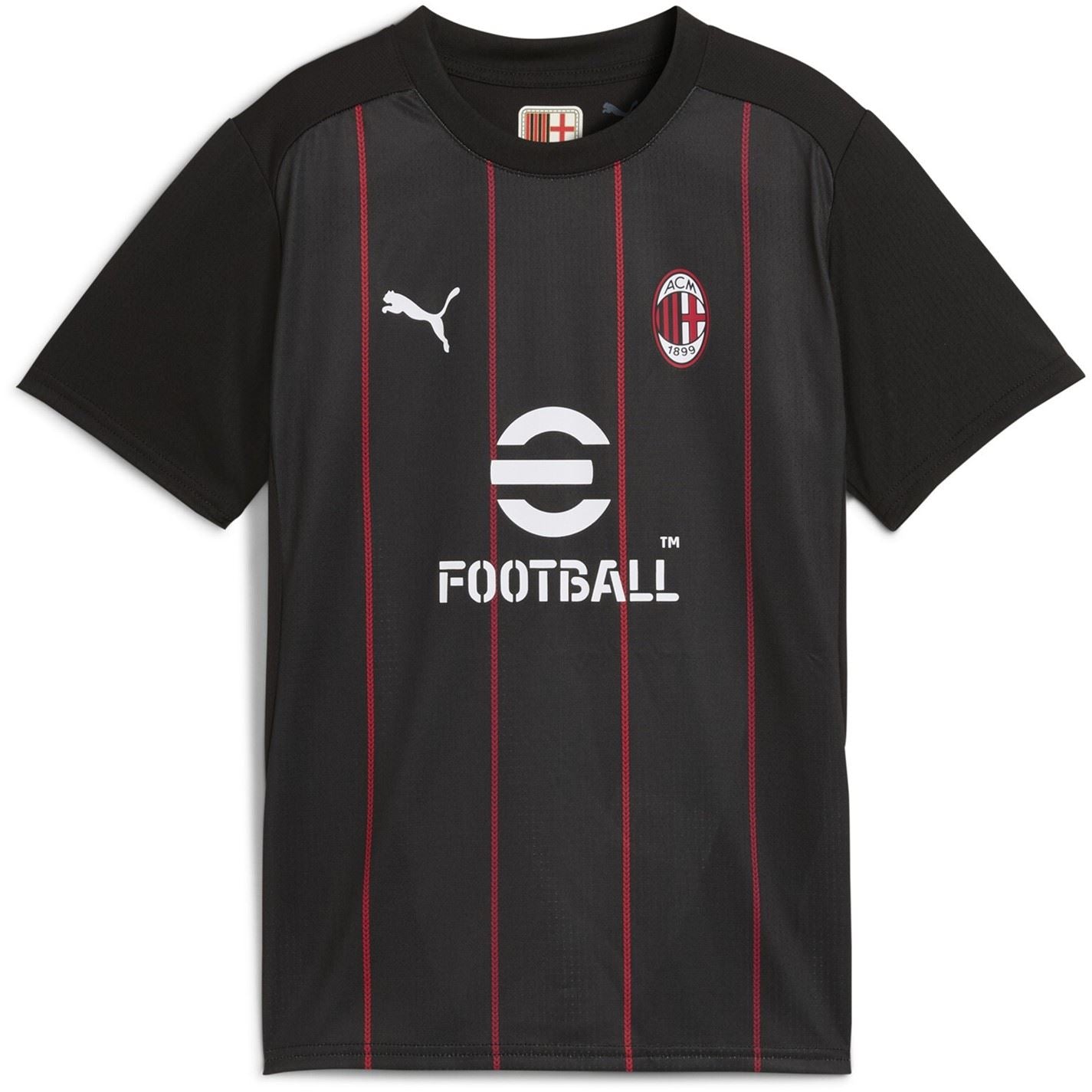 Puma Ac Milan Prematch Shirt 2024 2025 Juniors
