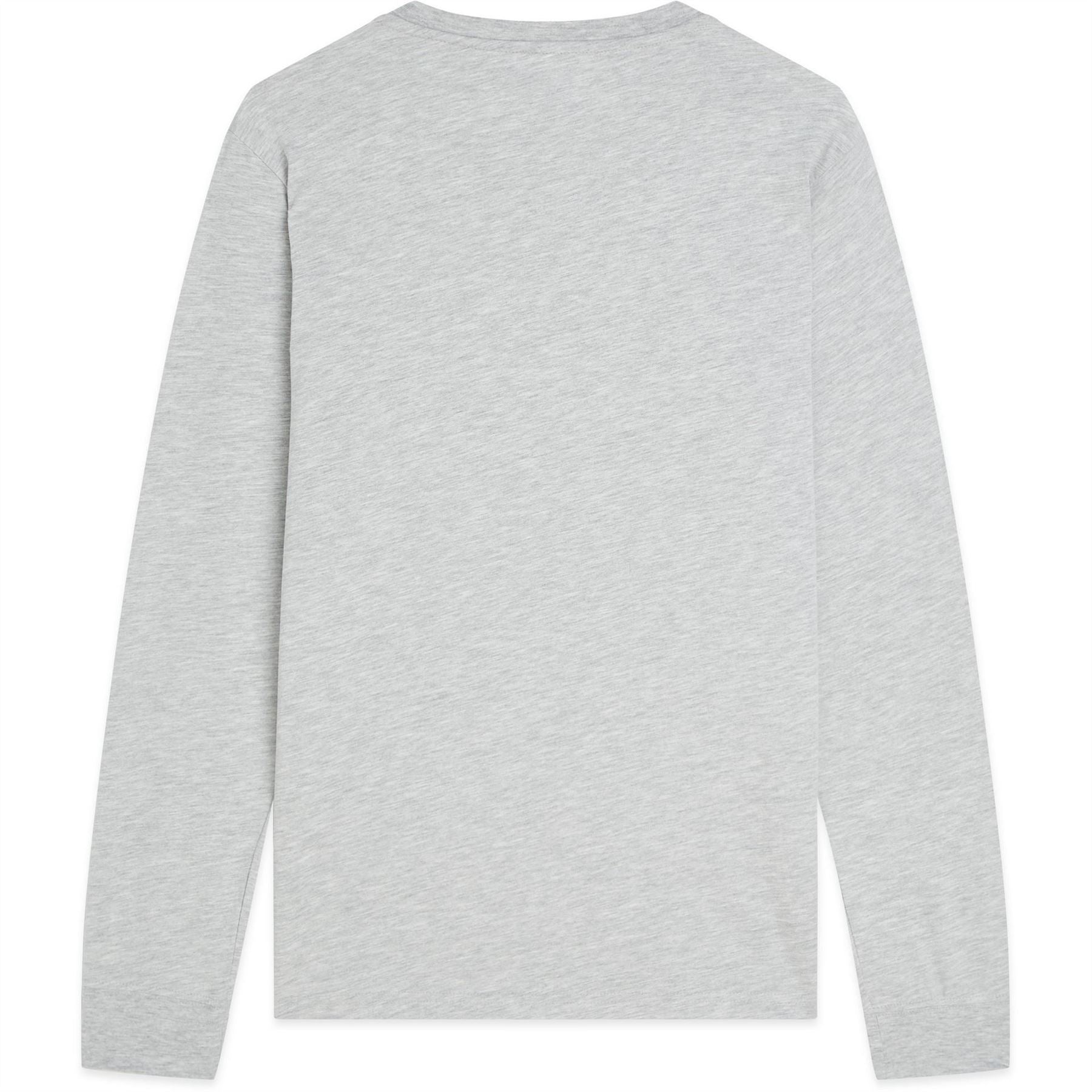 Hurley Box Print Logo Crew Neck Long Sleeve Jersey