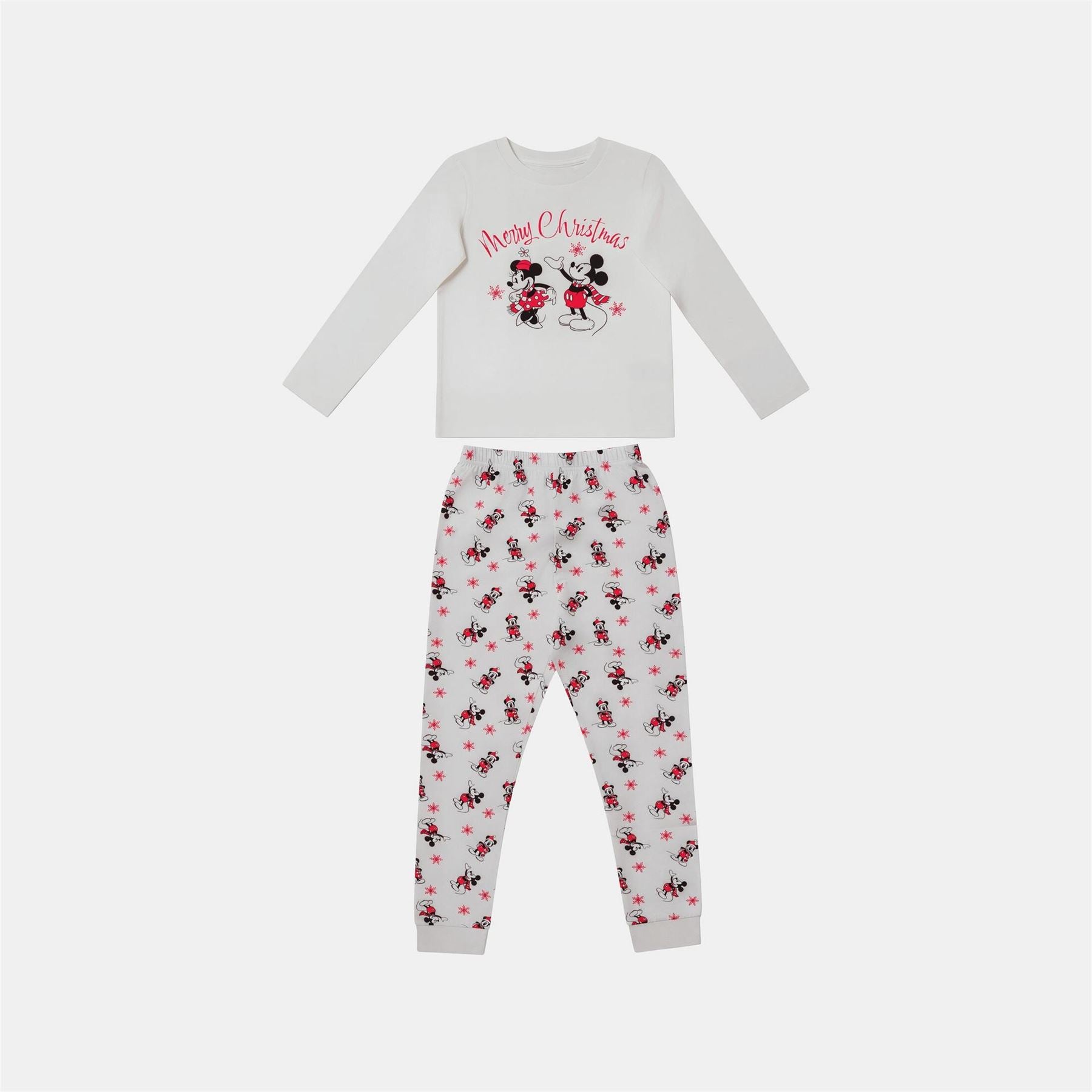 Character Disney Xmas Family Cotton Pyjamas