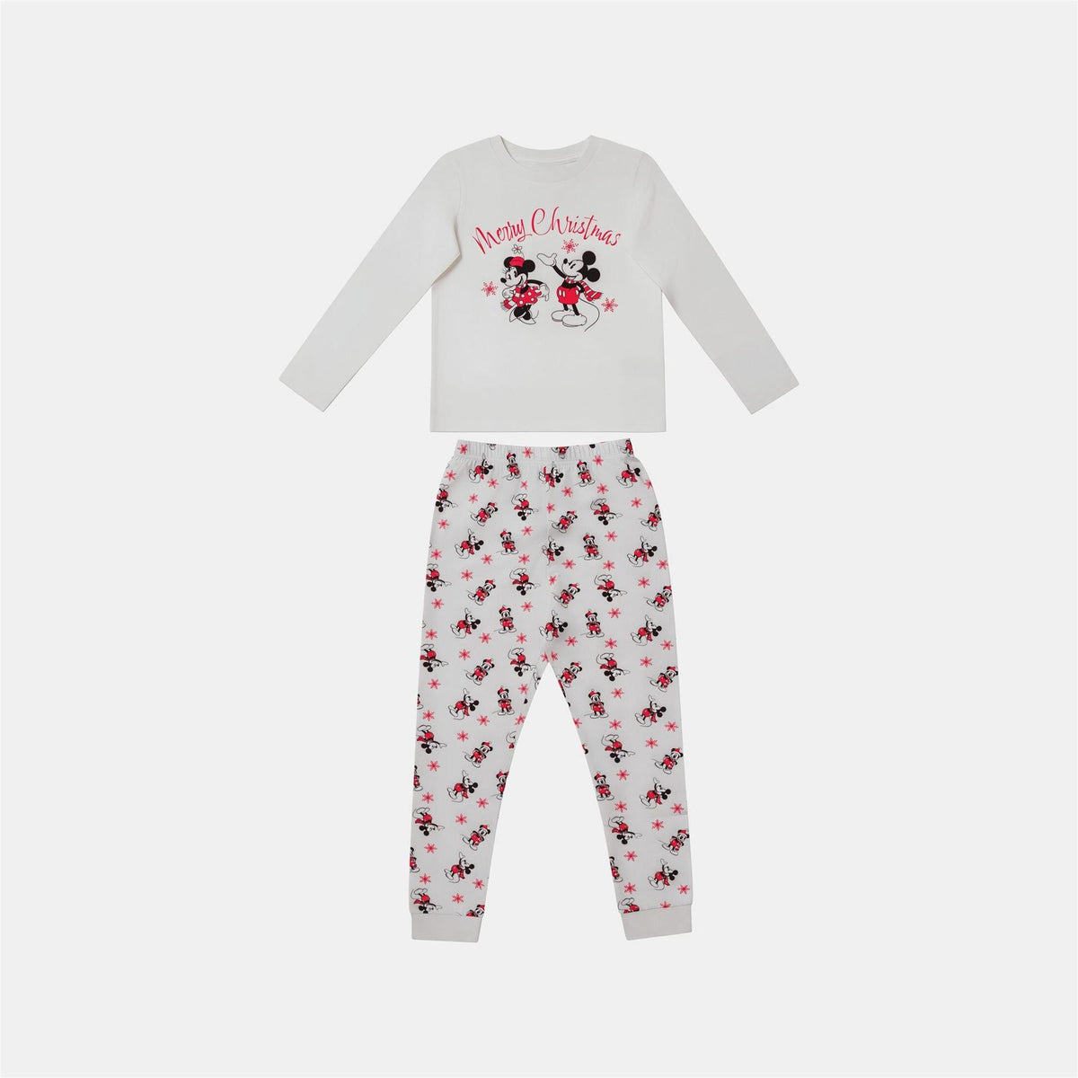 Character Disney Xmas Family Cotton Pyjamas