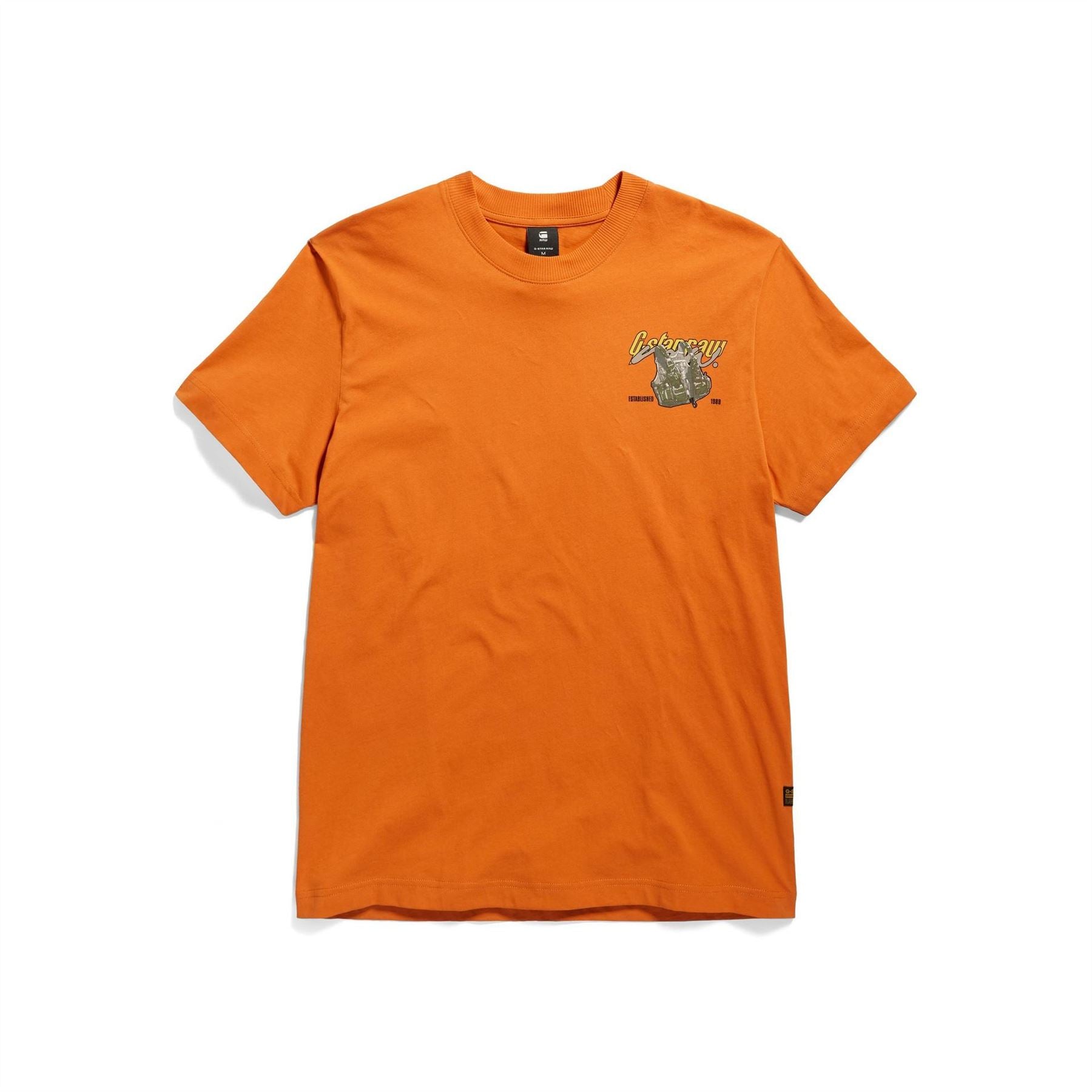 G Star Regular Fit Geographic Print T-Shirt
