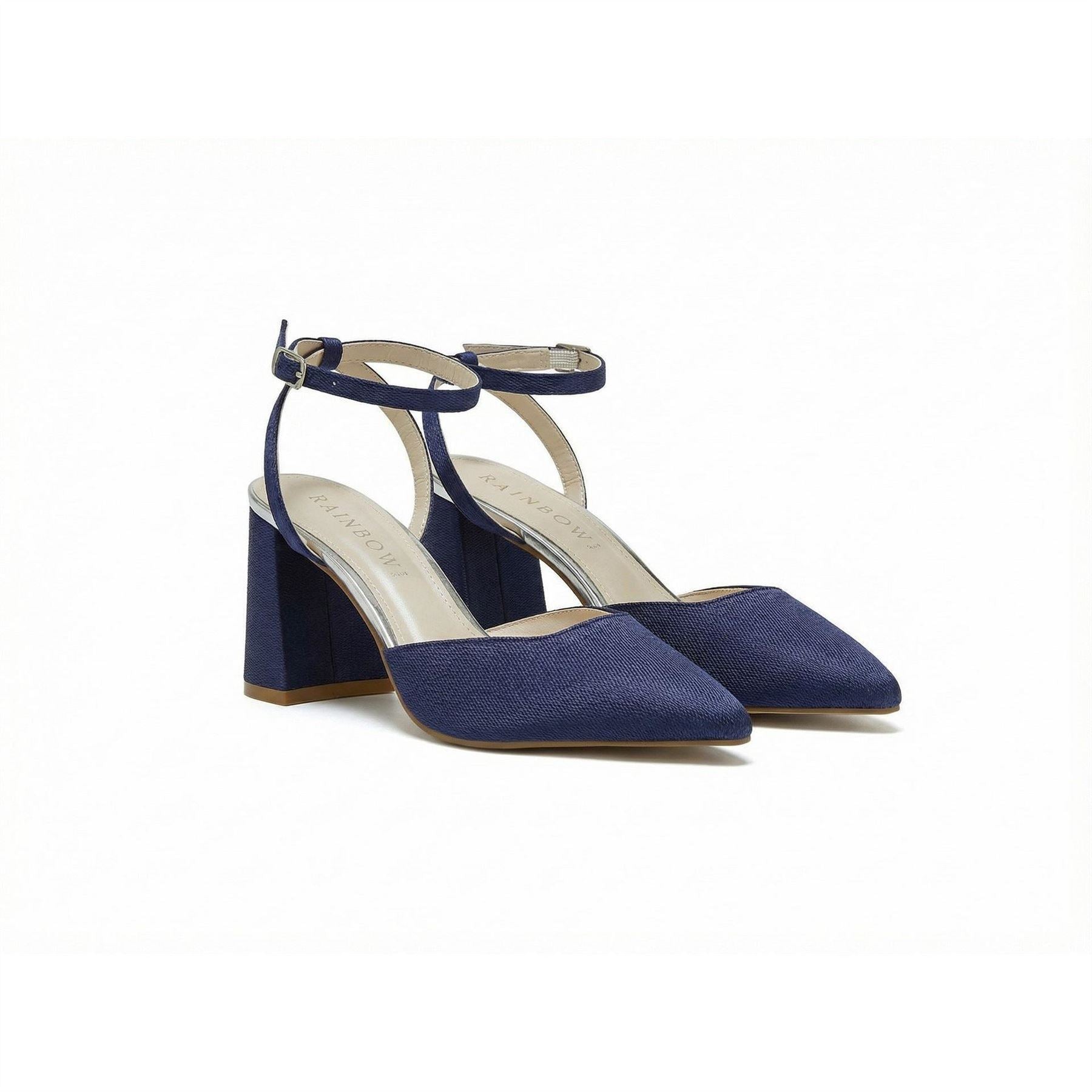 Rainbow Block Court Shoes