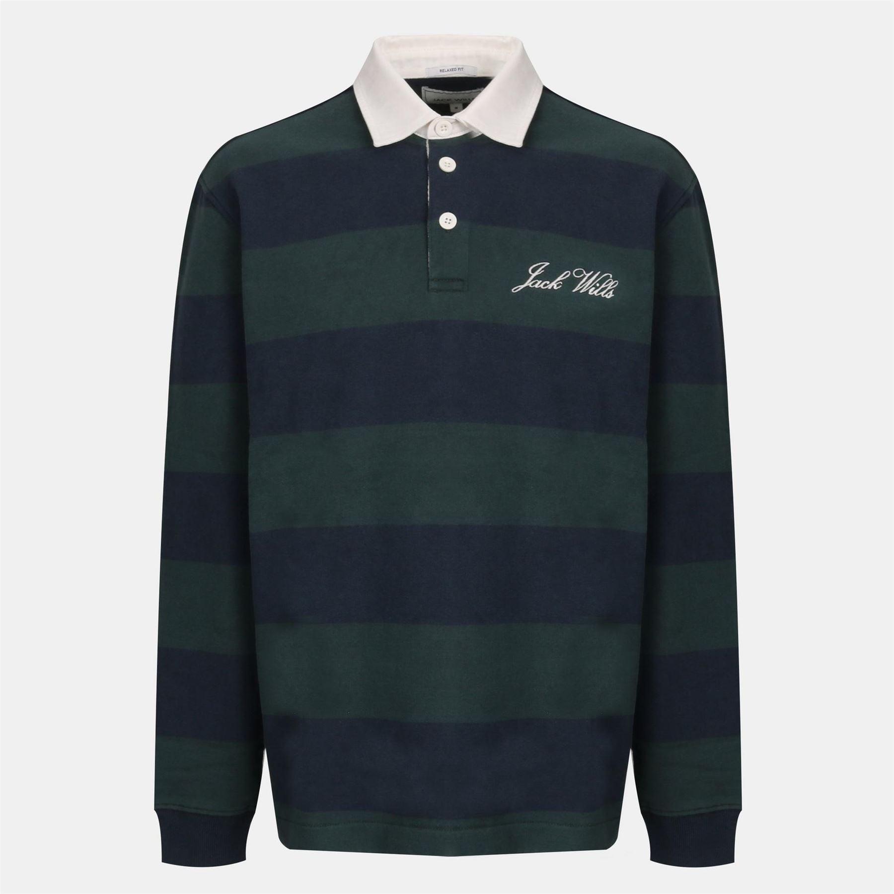 Jack Wills Rugby Polo Collared Neck Long Sleeve Jersey