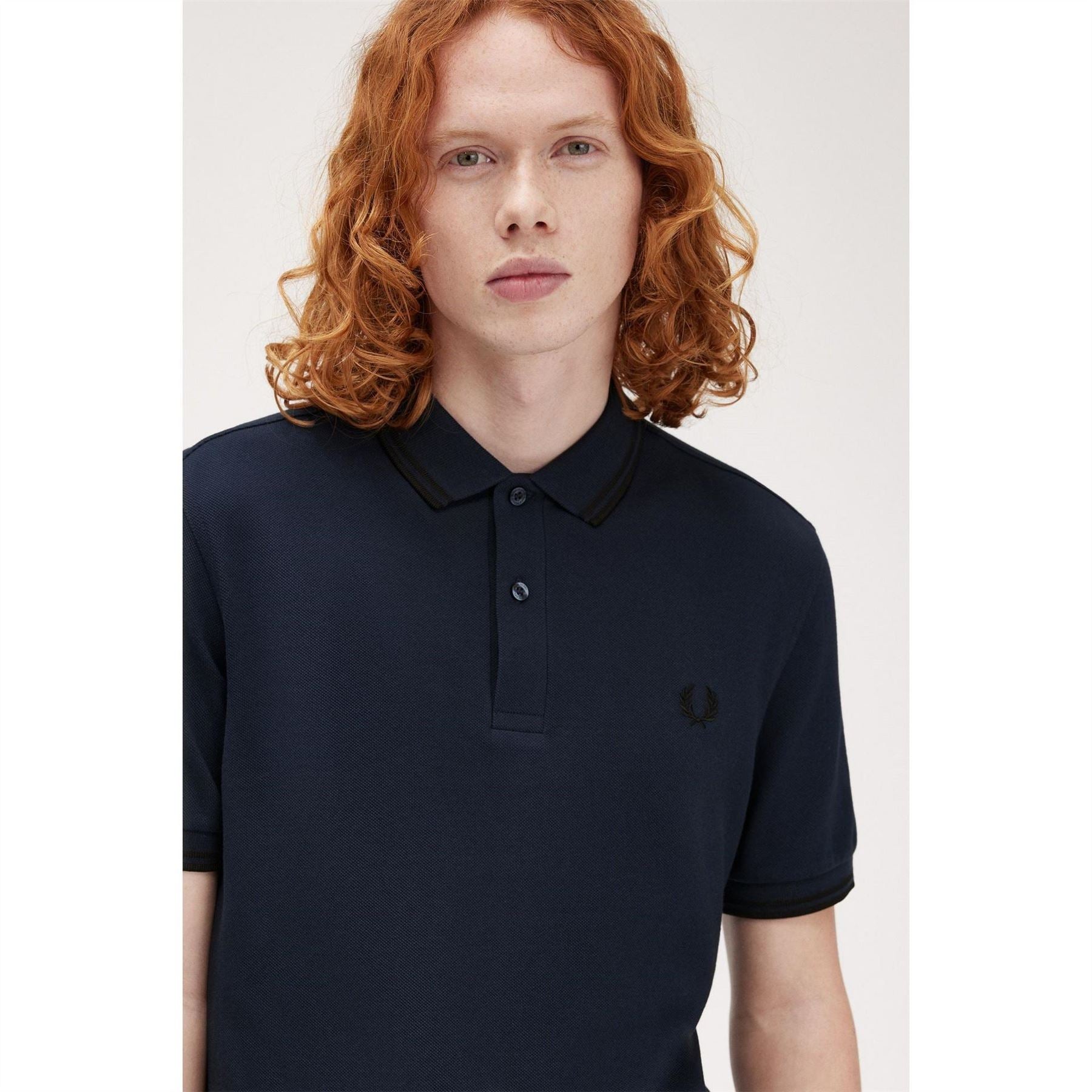 Fred Perry Sleeve Twin Tipped Polo Shirt