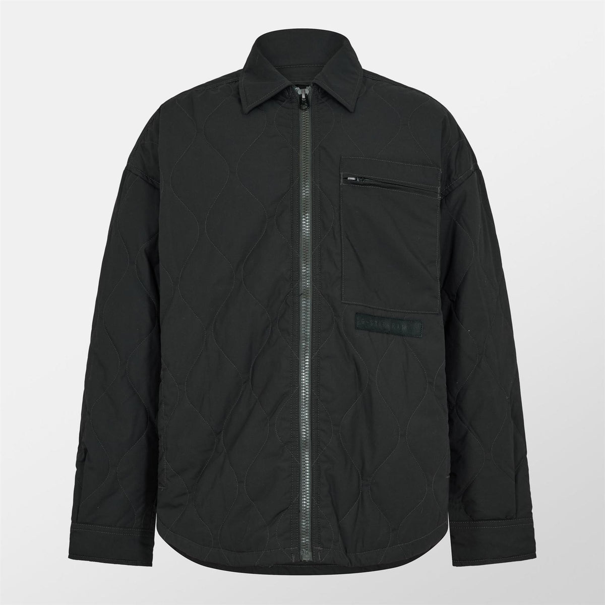 G Star Postino Quilted Cotton Oversized Overshirt