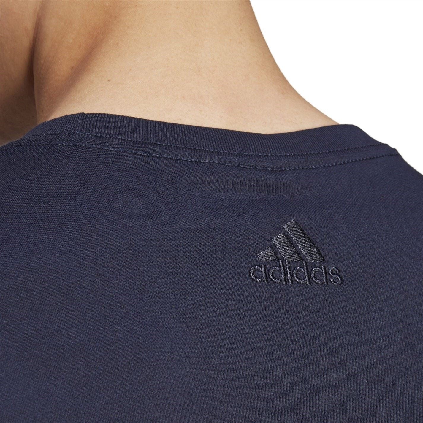 adidas Mens Essentials Single Jersey Logo T-Shirt
