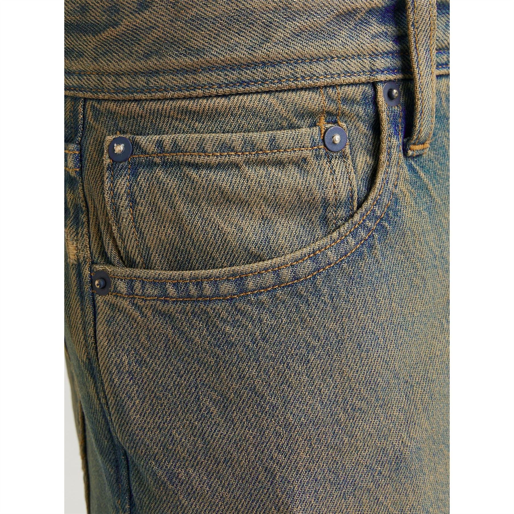 Jack and Jones Alex Relaxed Fit Five Pocket Jeans