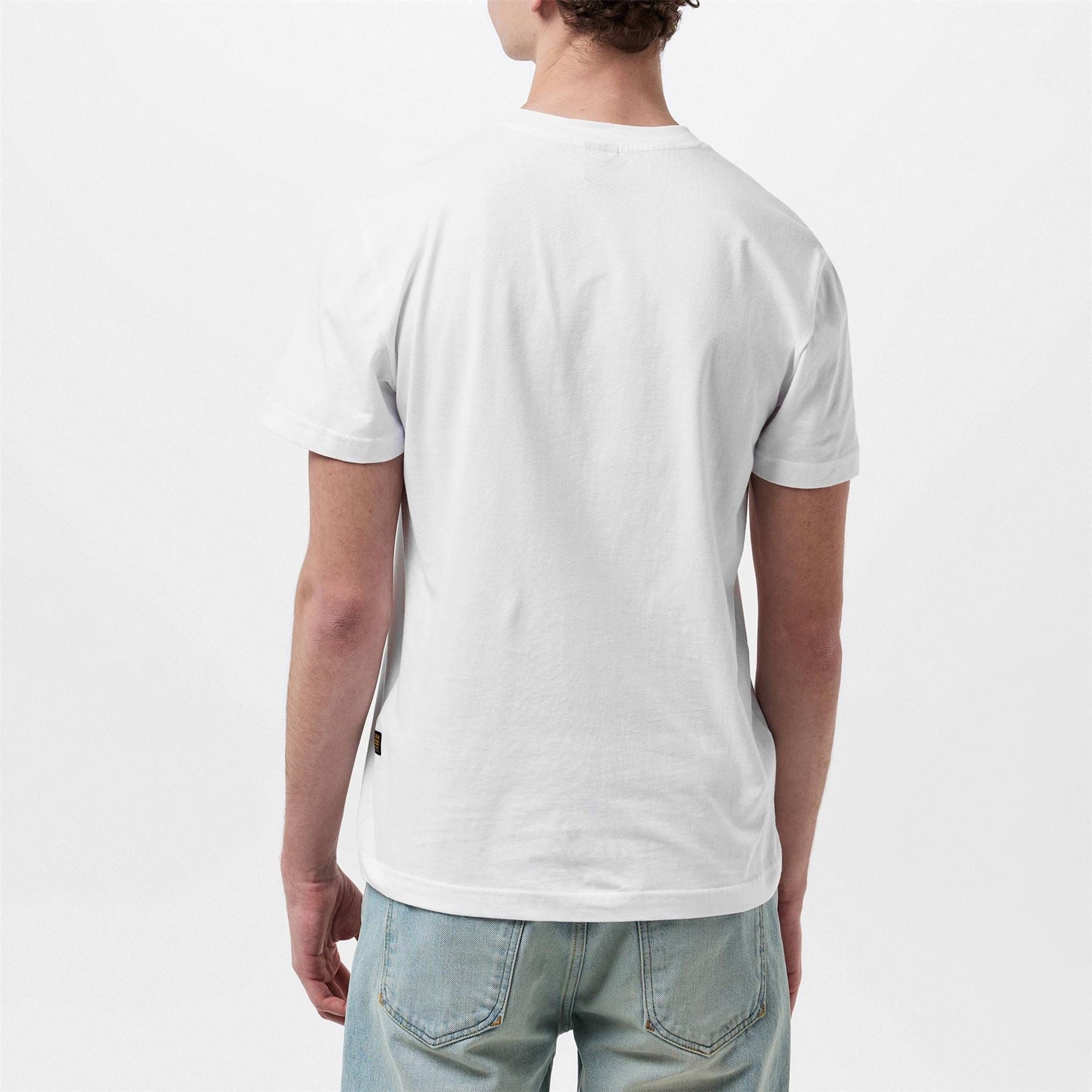 G Star Painted Lettering Crew Neck T-Shirt