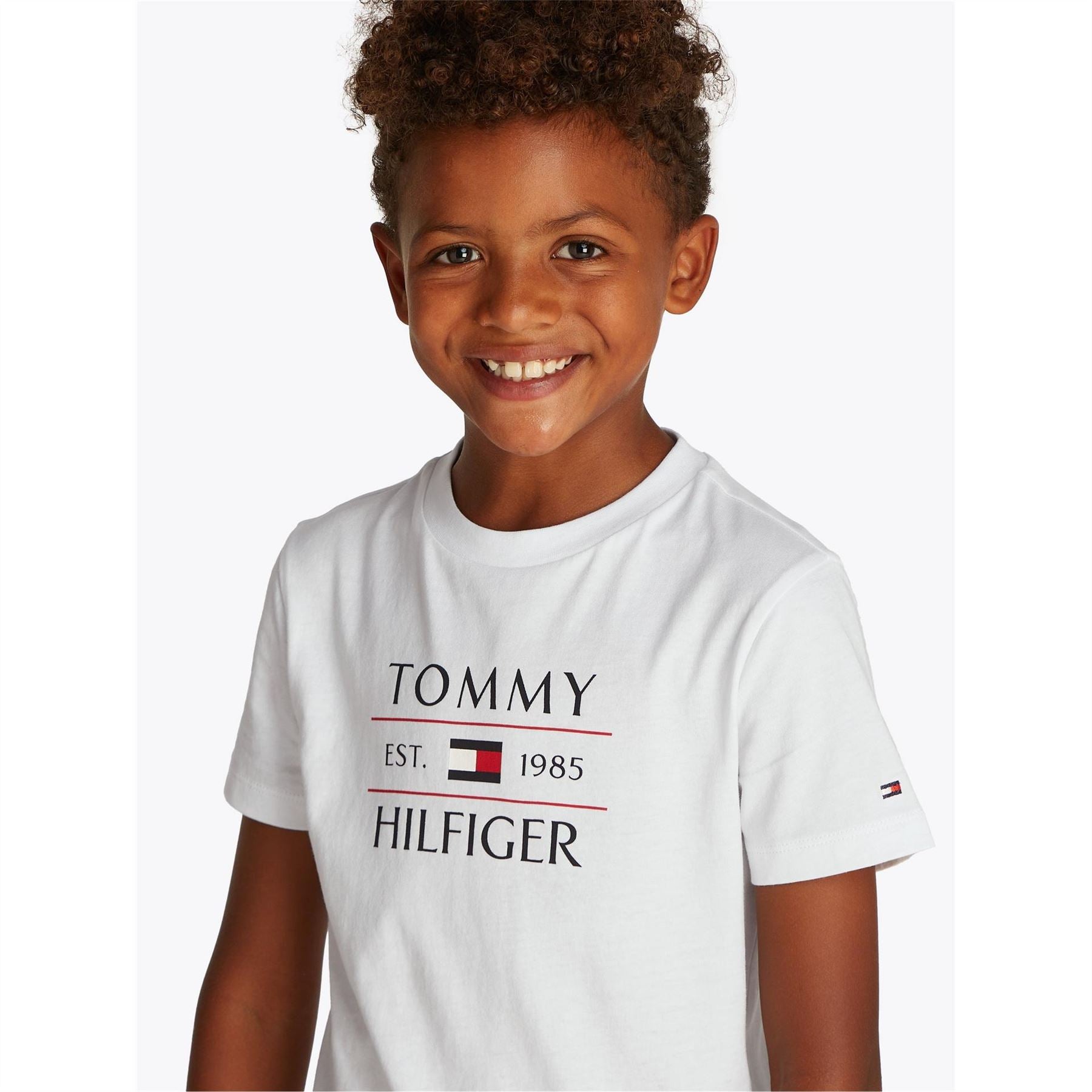 Tommy Hilfiger Flag Regular Fit Short Sleeve Crew Neck T-Shirt