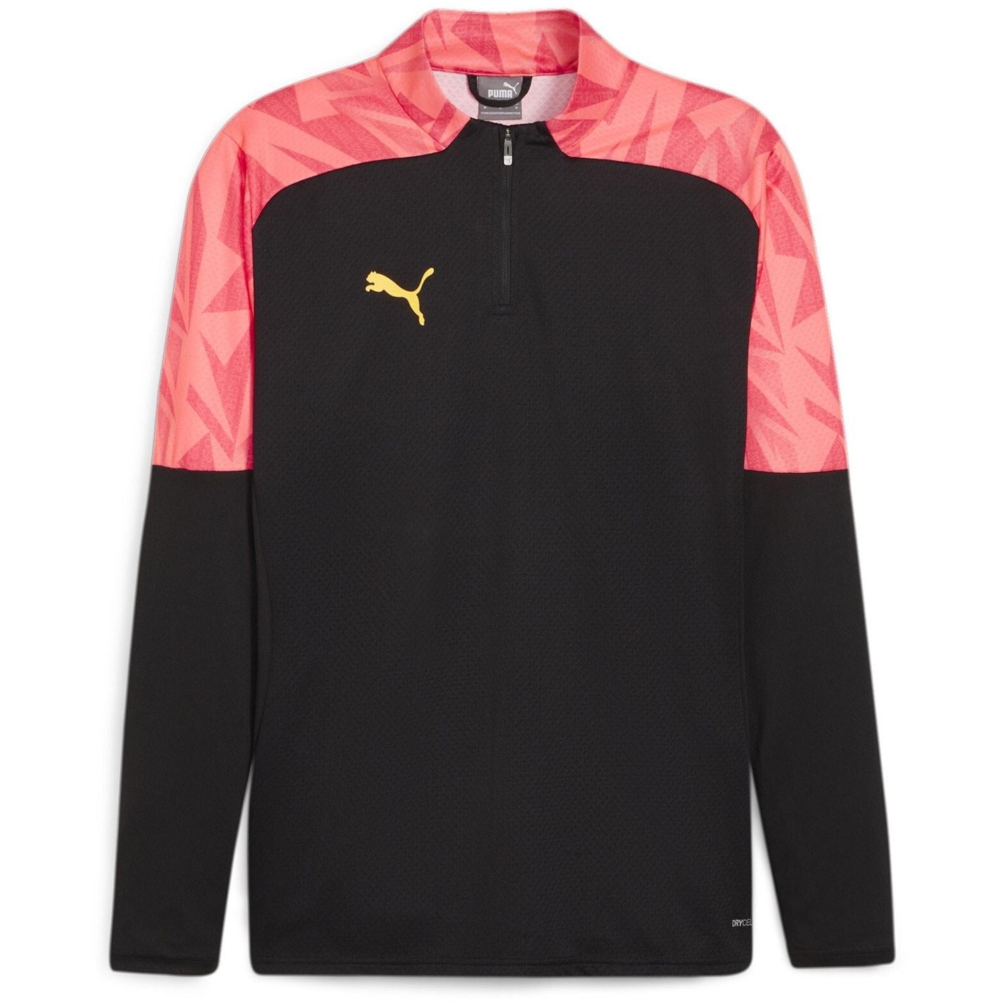 Puma Zip Neck Regular Fit Long Sleeve T-Shirt