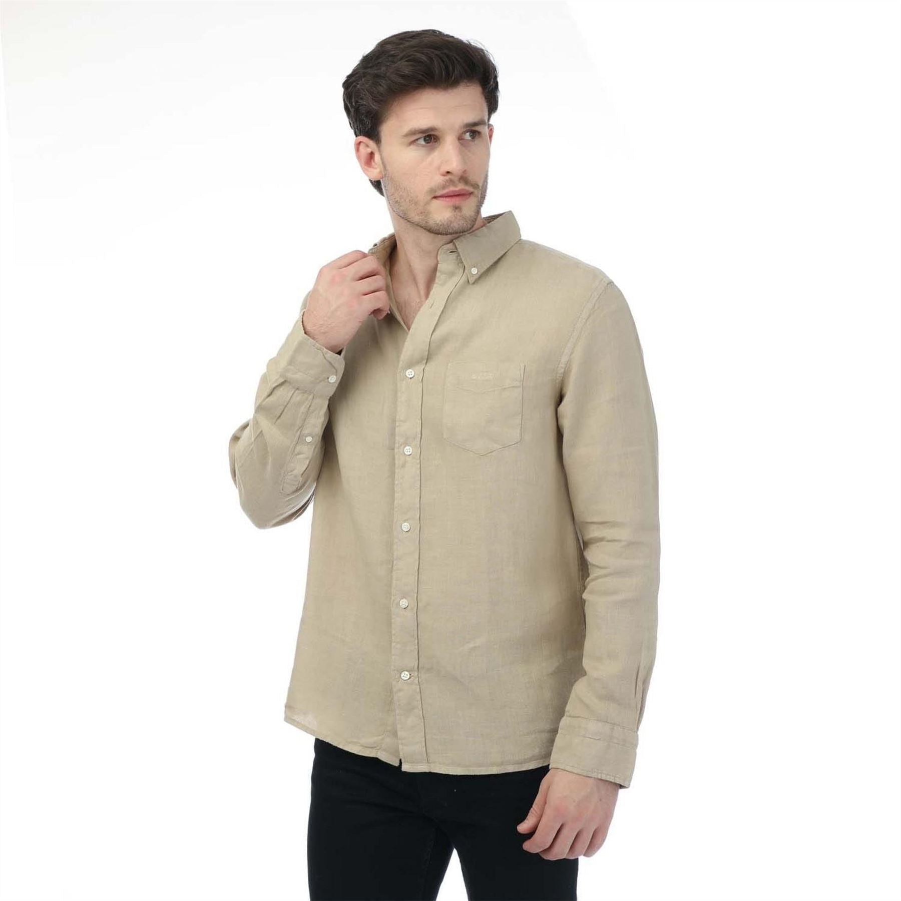 Gant Fit Garment Dyed Linen Shirt
