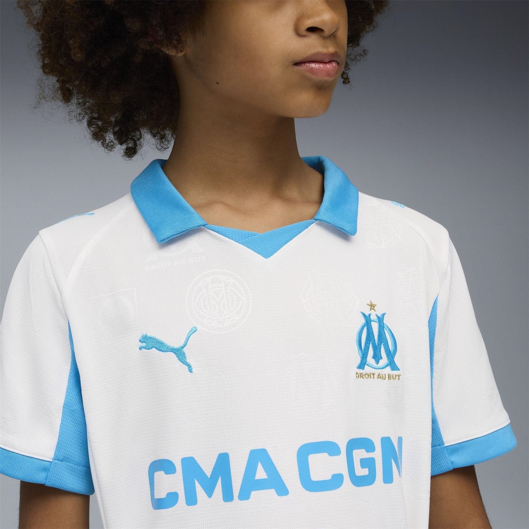 Puma Olympique Marseille Home Shirt 2025 2026 Juniors