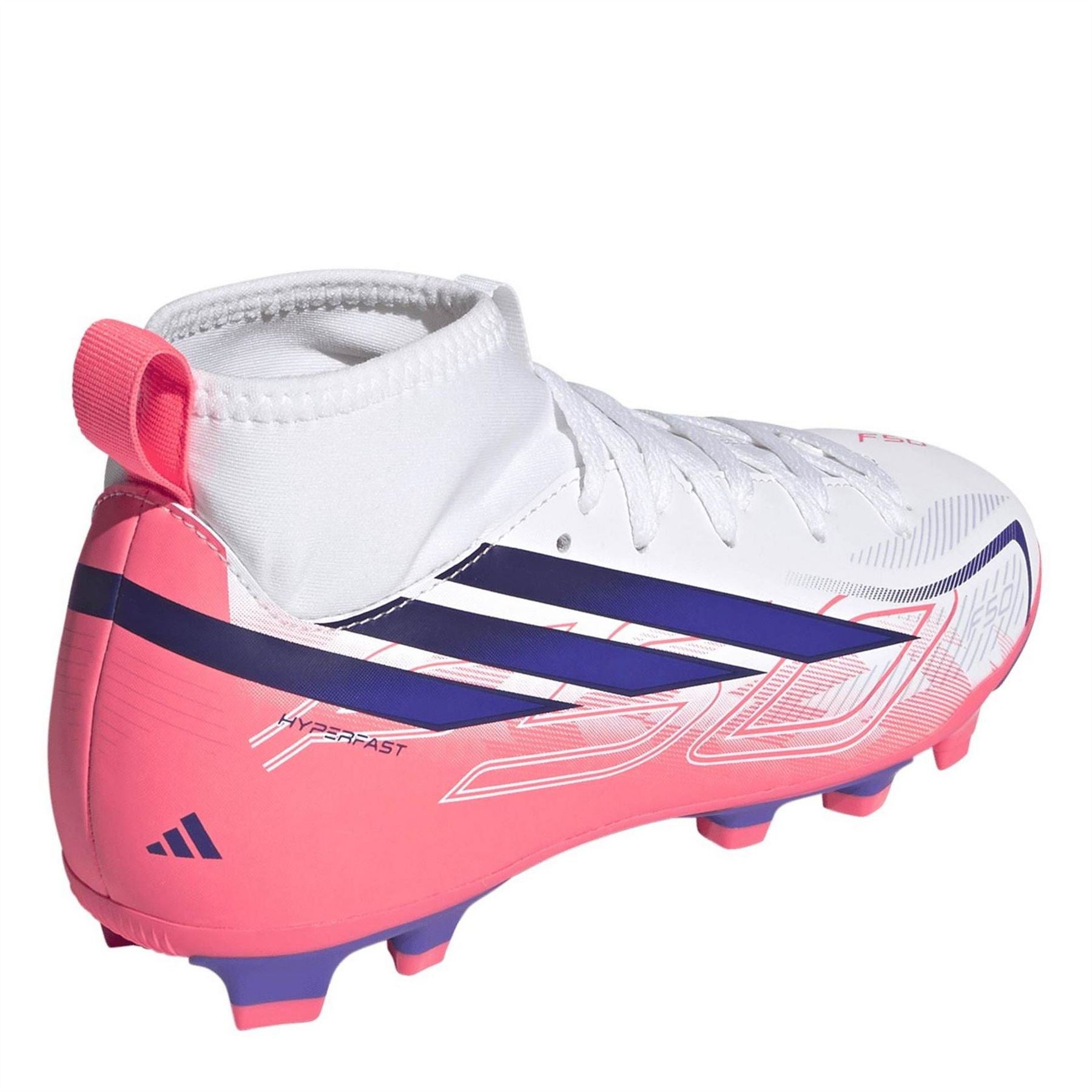 adidas Hyperfast Club Mid Firm Ground Football Boots Juniors