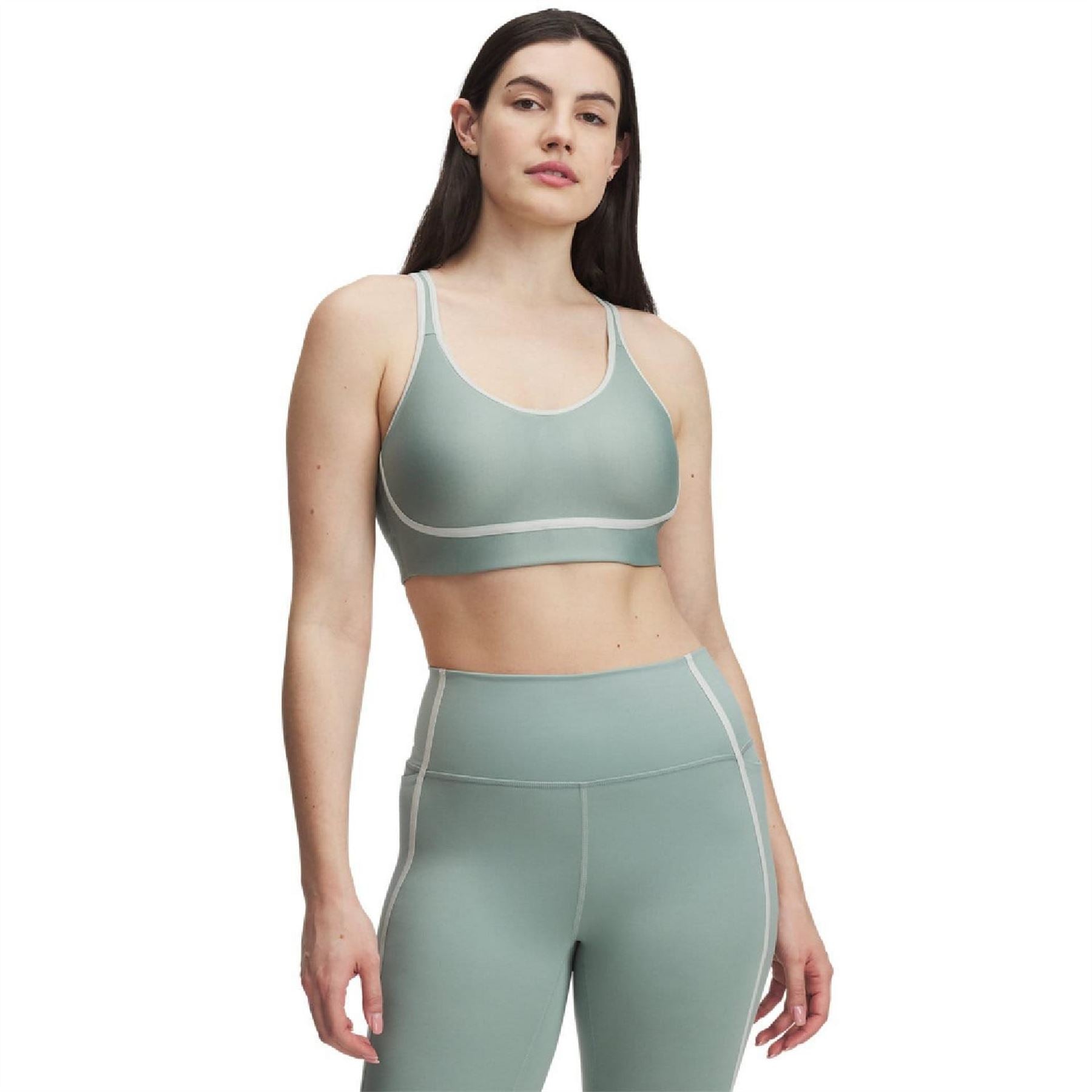 Under Armour Mid Piped Sports Bra