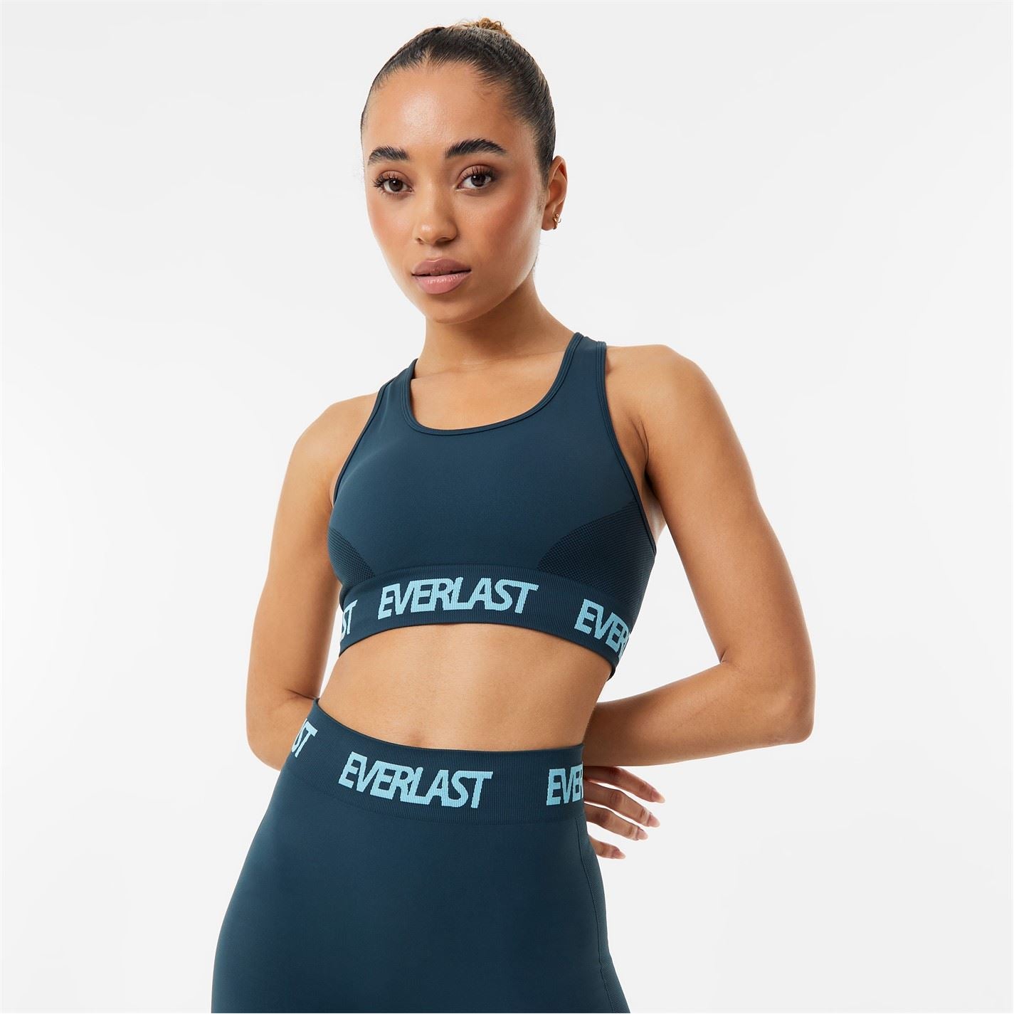 Everlast Womens Seamless Logo Sports Bra