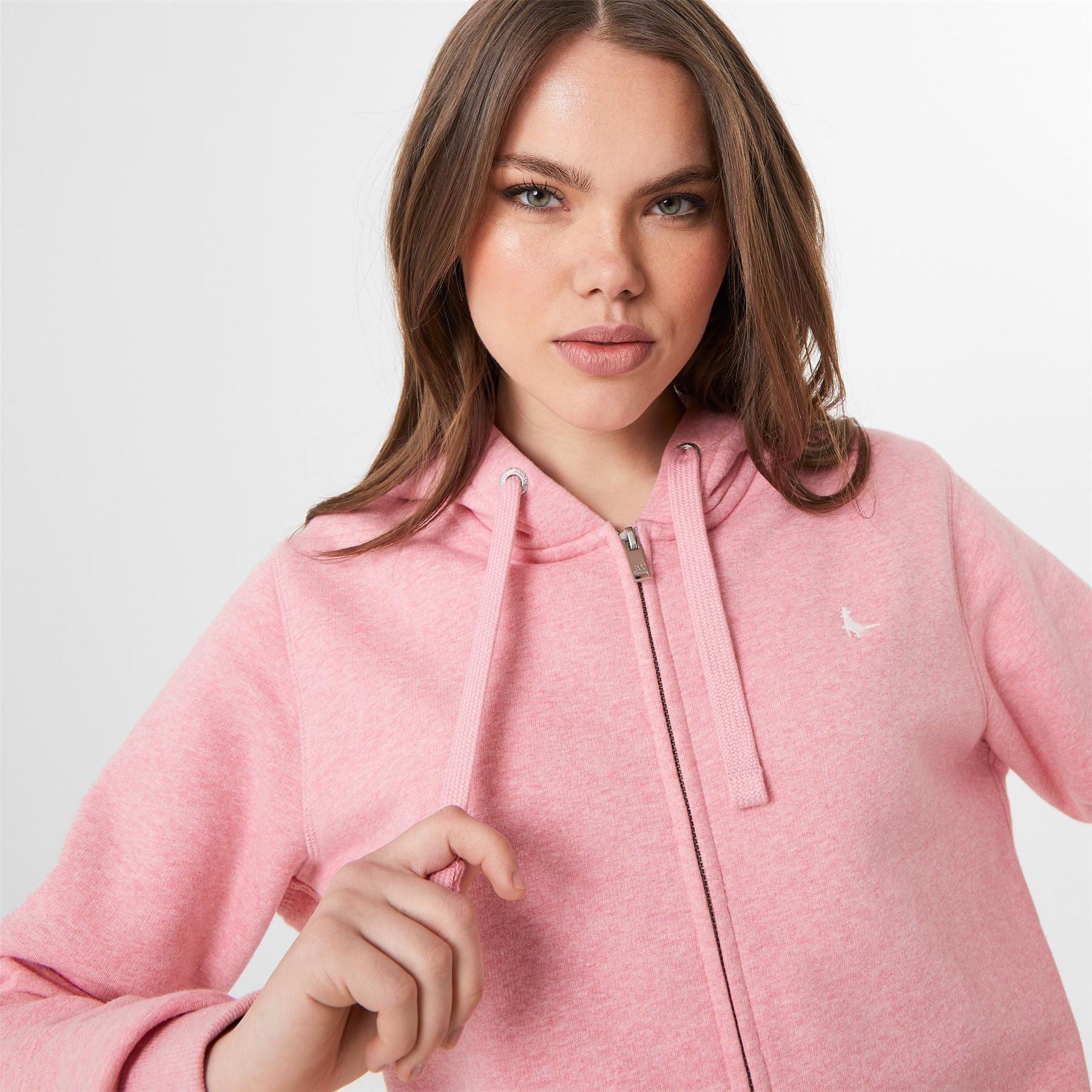 Jack Wills Pheasant Logo Zip Hoodie