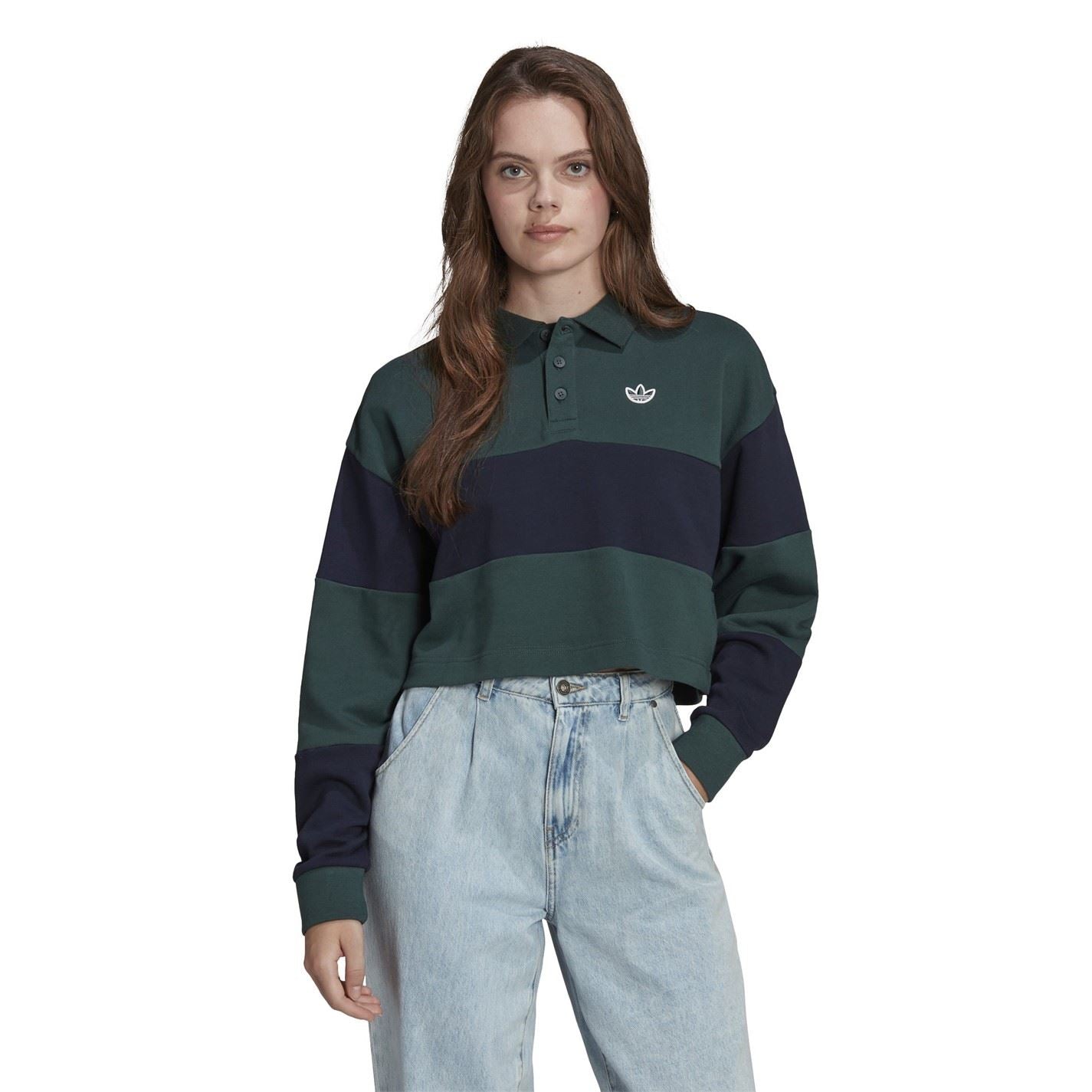 adidas Originals Rugby Long Sleeve Relaxed Shirt