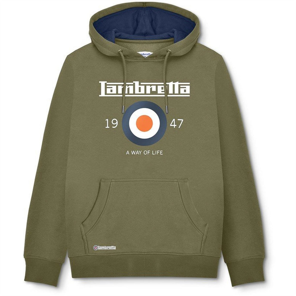 Lambretta Regular Fit Hooded Neck Sweatshirt