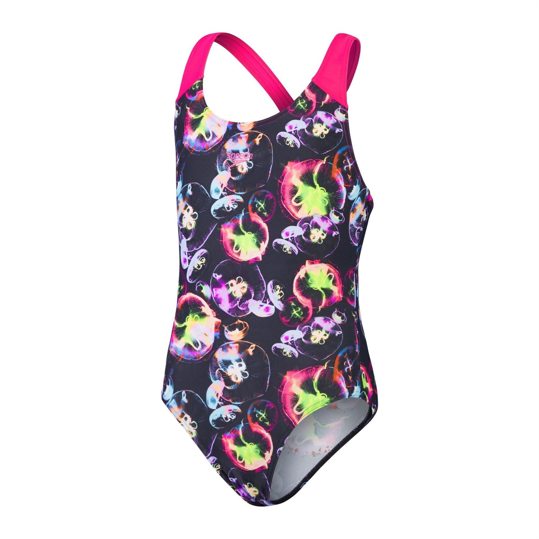 Speedo Allover Aquatic Print Swimsuit