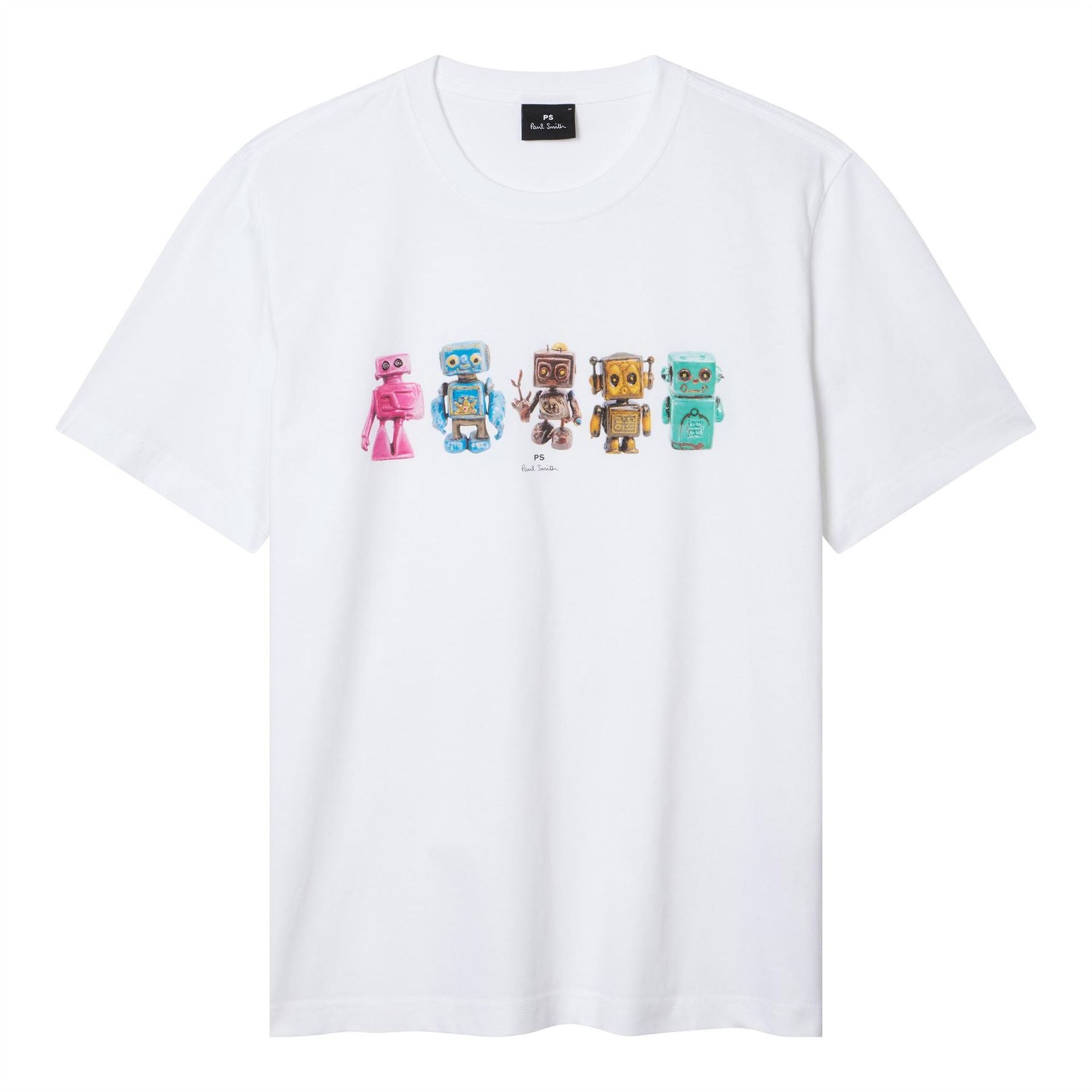 PS Paul Smith Robot Graphic Print T Shirt