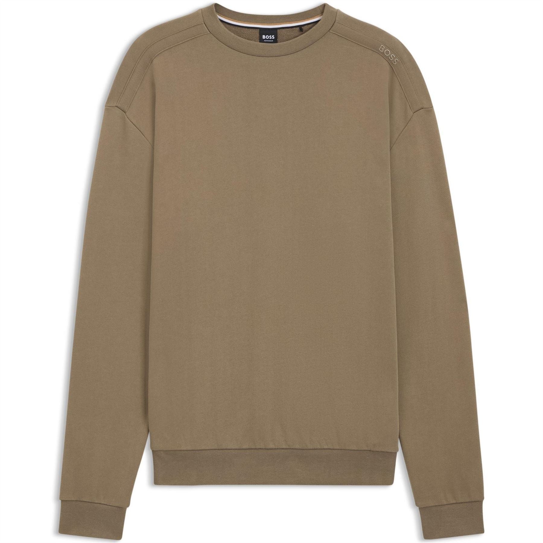 Boss Chevron Crew Neck Drop Shoulder Sweatshirt