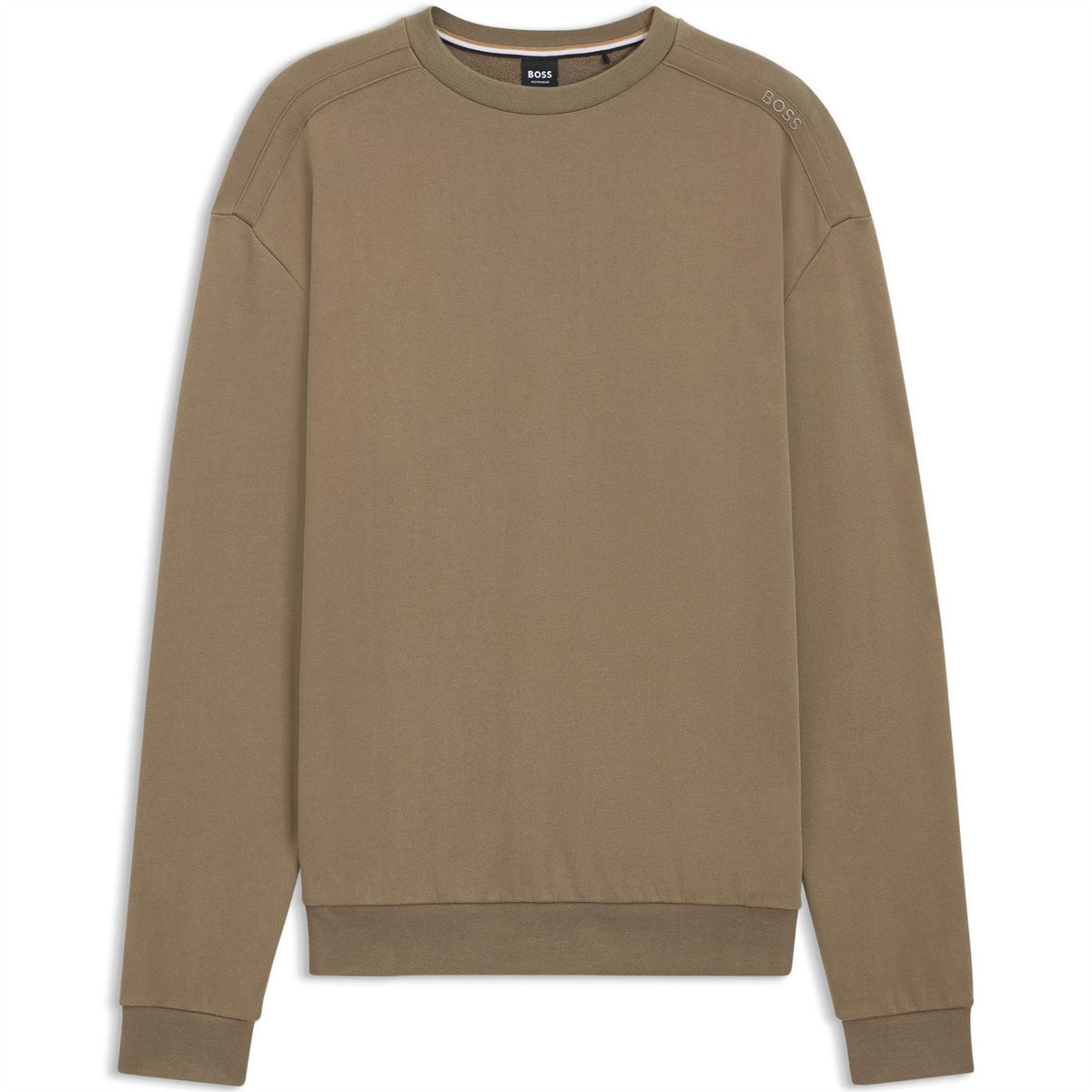Boss Chevron Crew Neck Drop Shoulder Sweatshirt