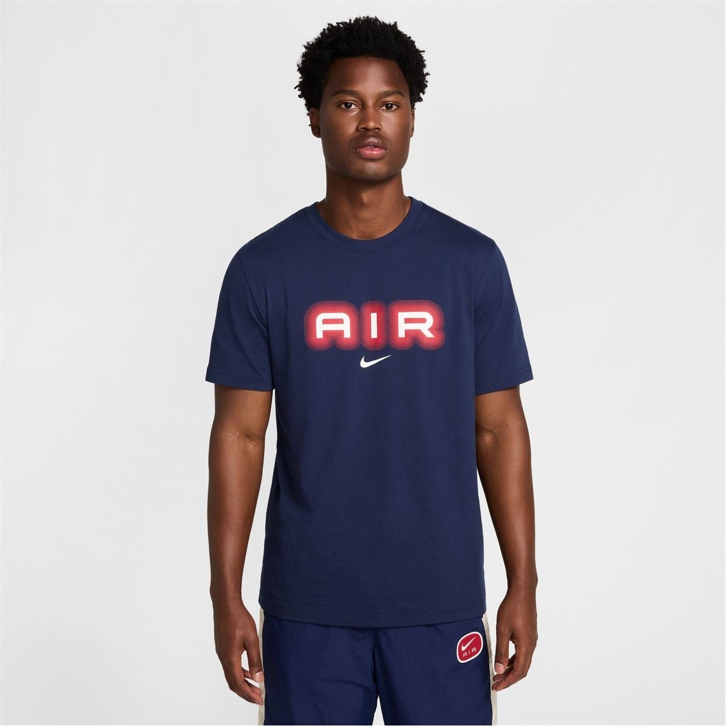 Nike Regular Fit Arch Lettering Crew Neck T-Shirt