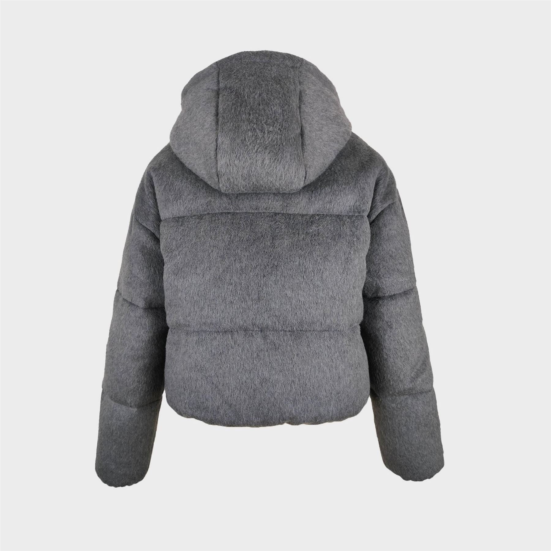 Jack Wills Wind Resistant Detachable Hood Long Sleeve Short Puffer Jacket