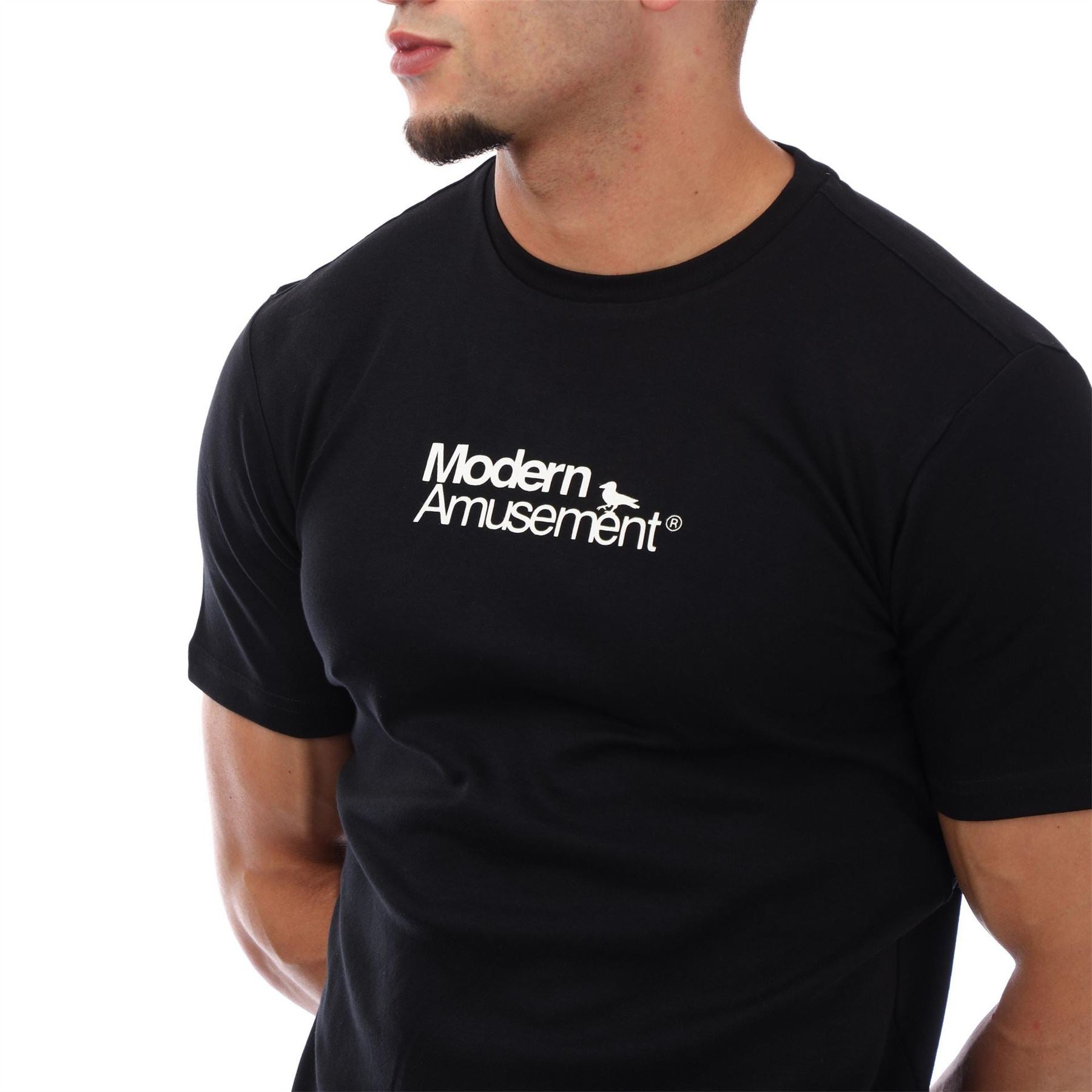 Modern Amusement Slogans Lettering Regular Fit T-Shirt