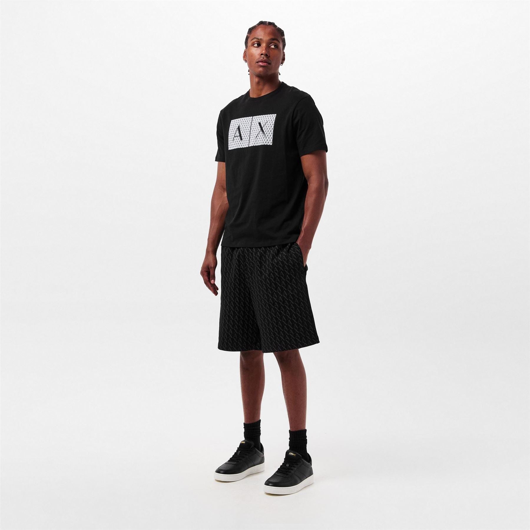 Armani Exchange Regular Fit Exchange Bermuda Shorts