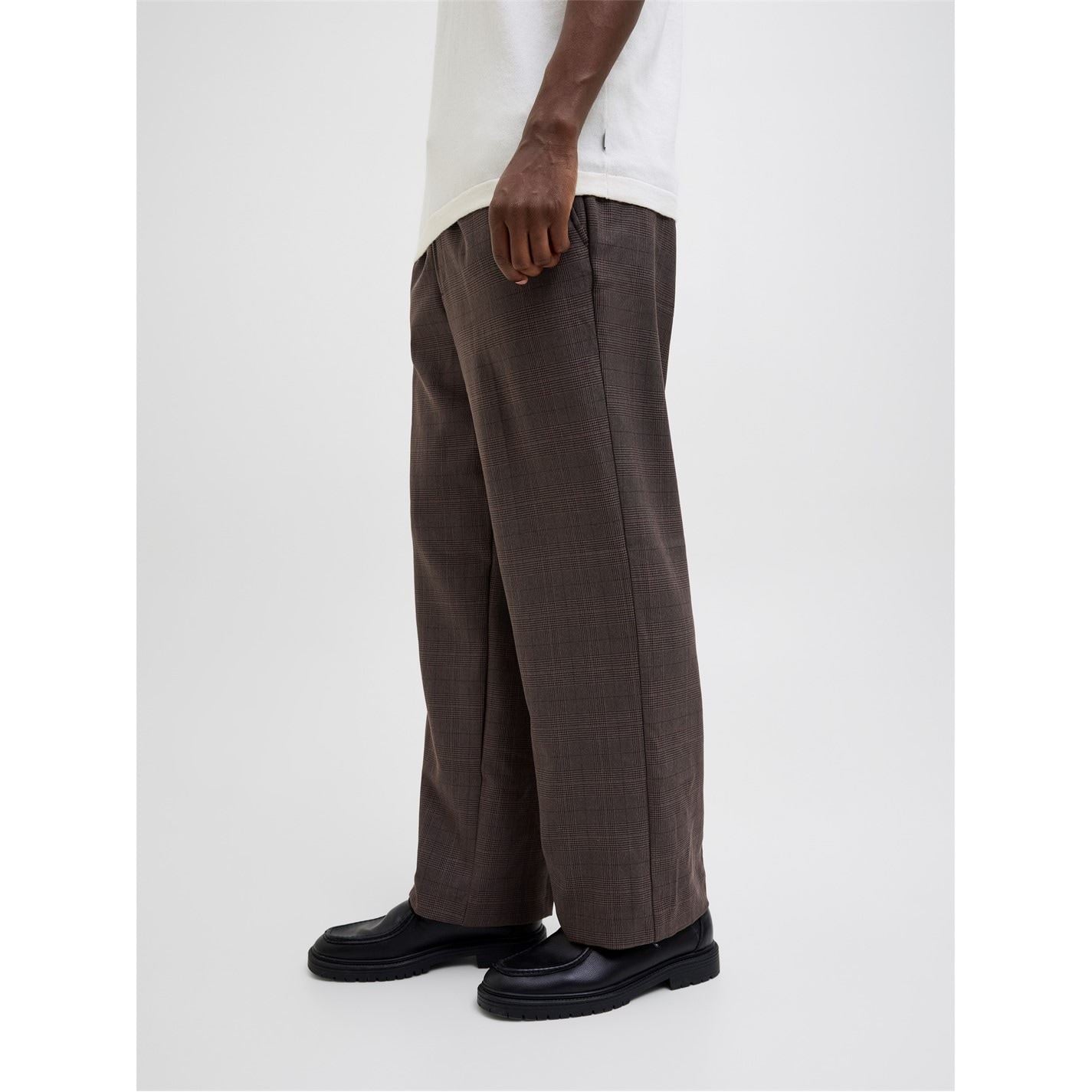 Jack and Jones Bill Solid Patterned Wide Leg Joggers