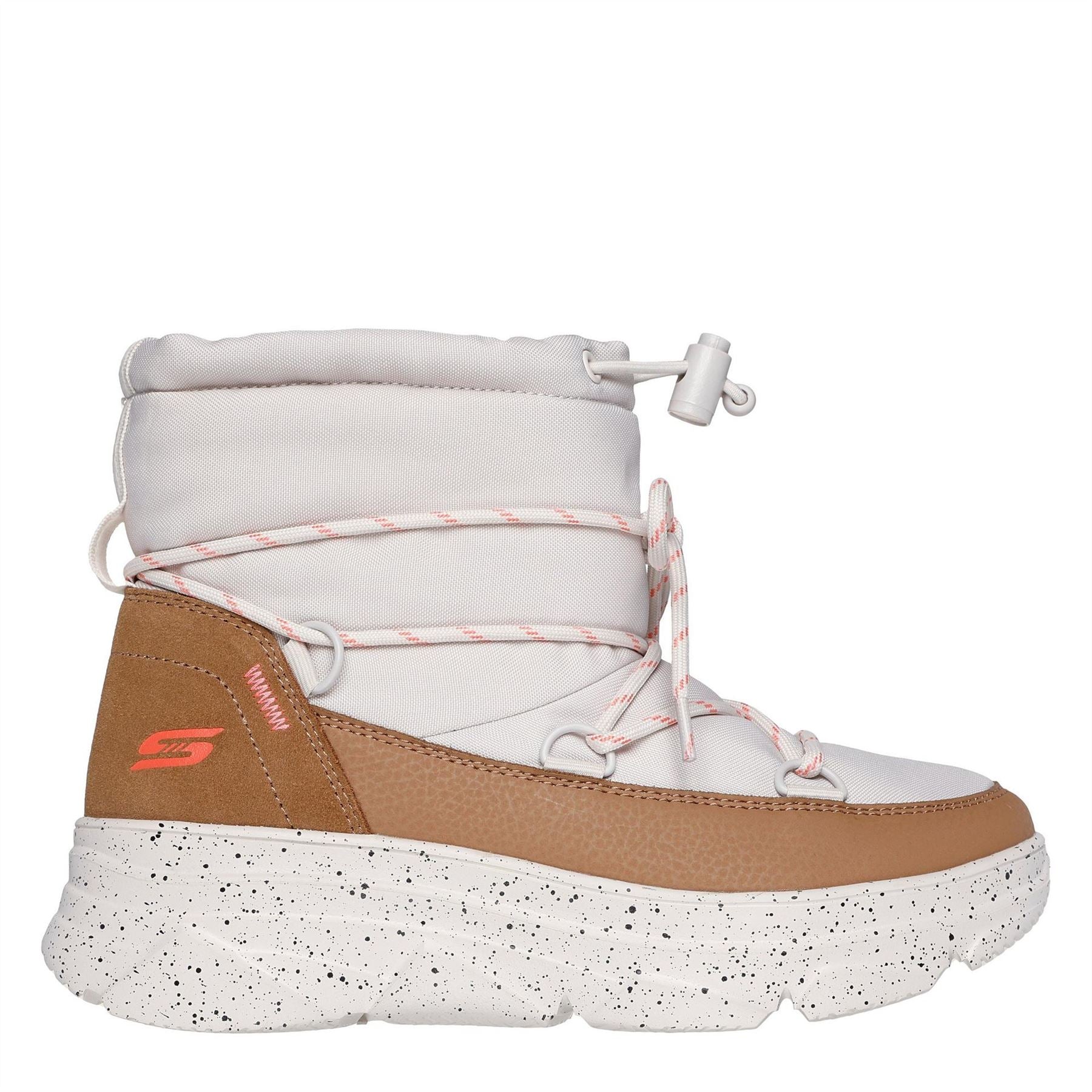 Skechers Bobs MT. Peak Speckled Pattern Snug Boots