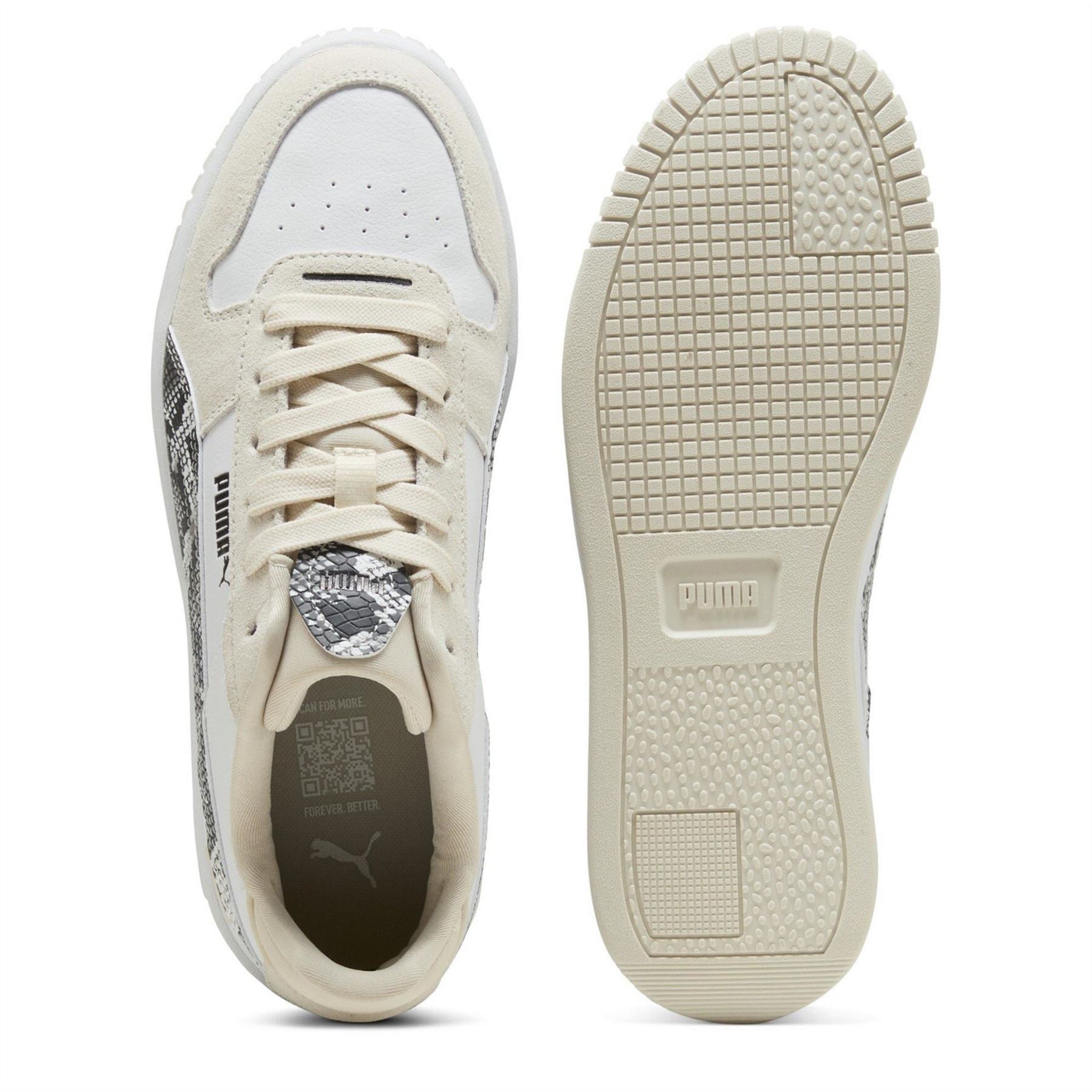 Puma Carina Street Snake Chic Low Top Trainers