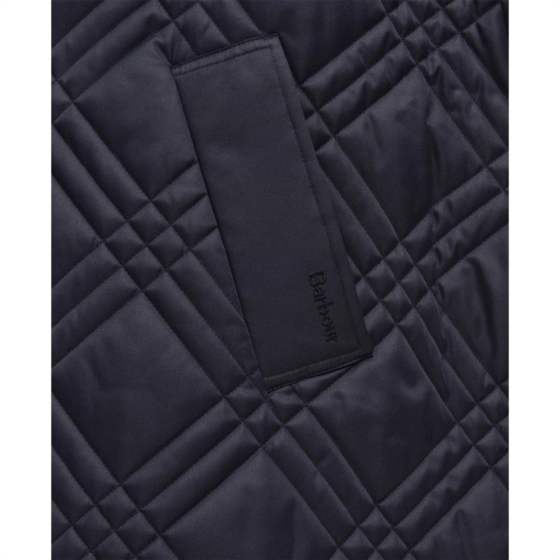 Barbour Astor Tartan Quilted Cape