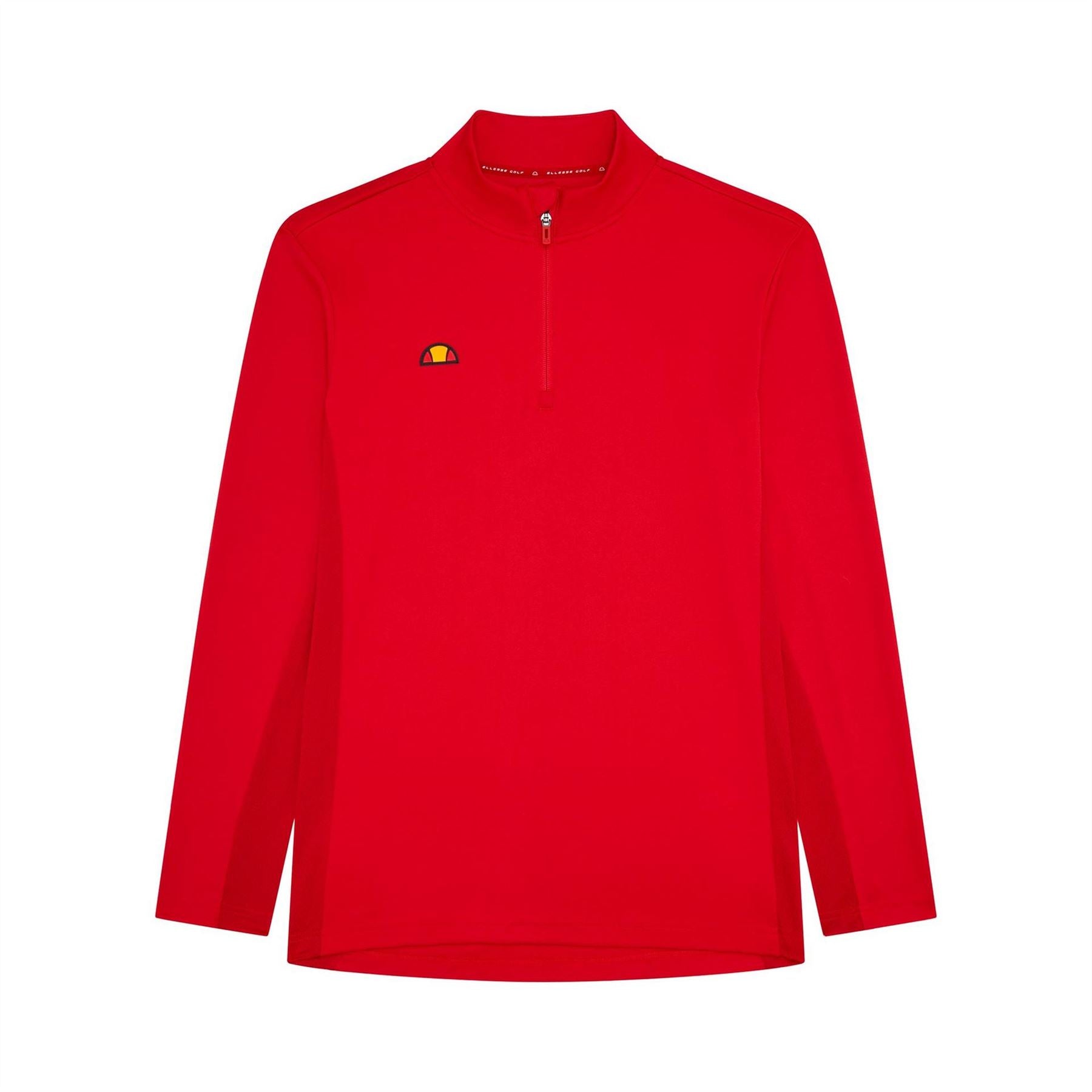 Ellesse Zip Neck Long Sleeve Midlayer Sweatshirt