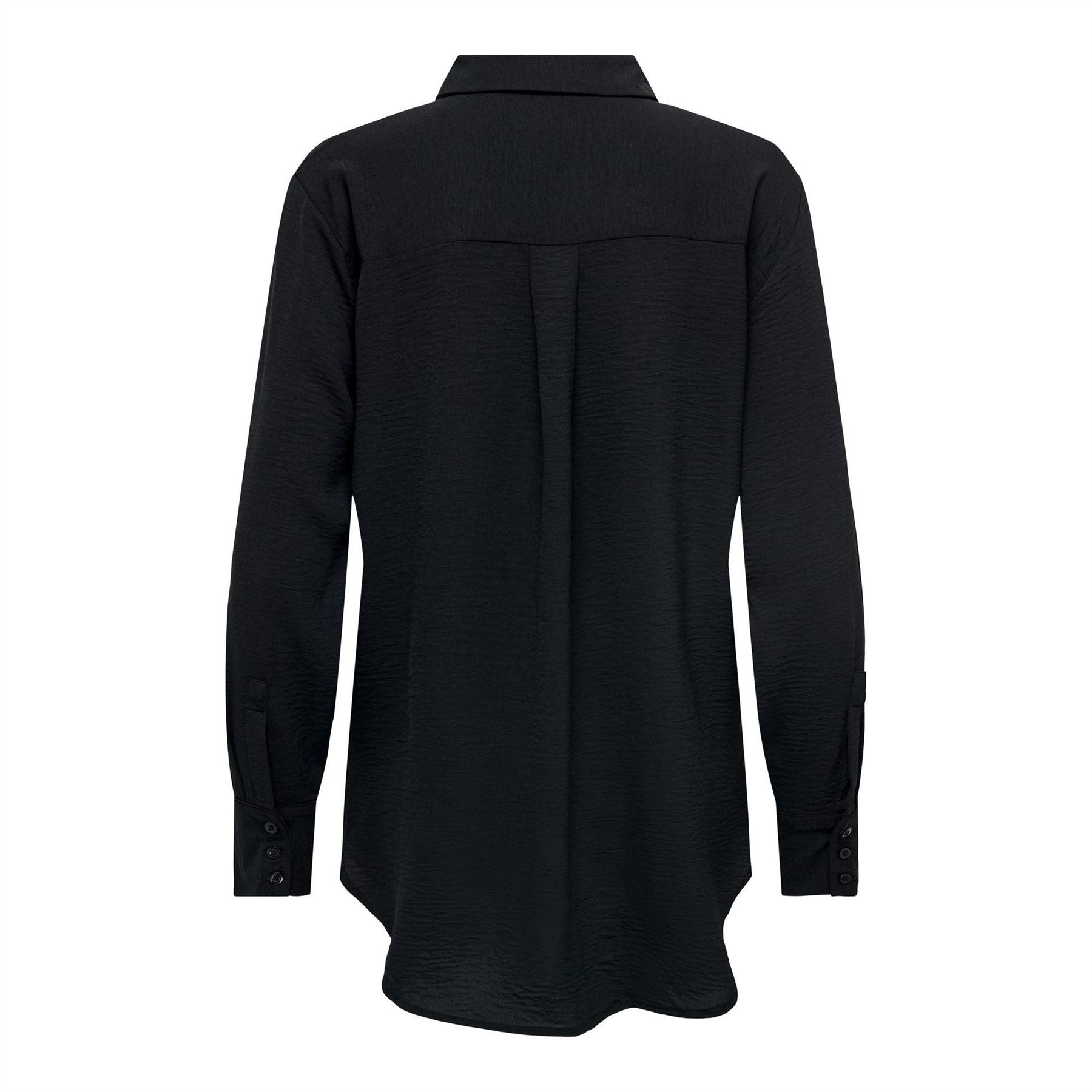 Only Collared Neck Shirt Collar Three-Quarter Sleeve Shirt