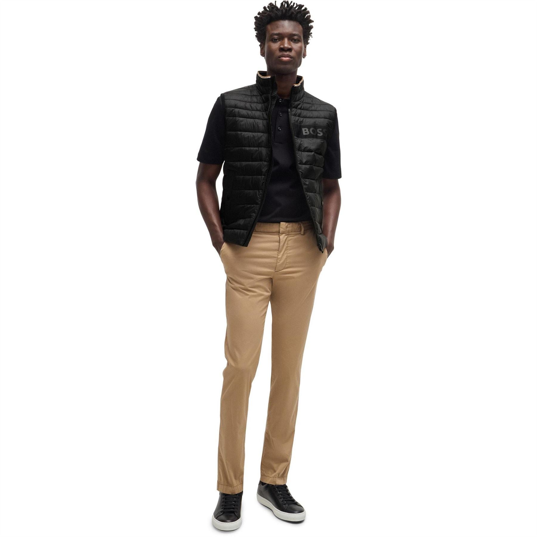 Boss Darolan Solid Patterned Gilet