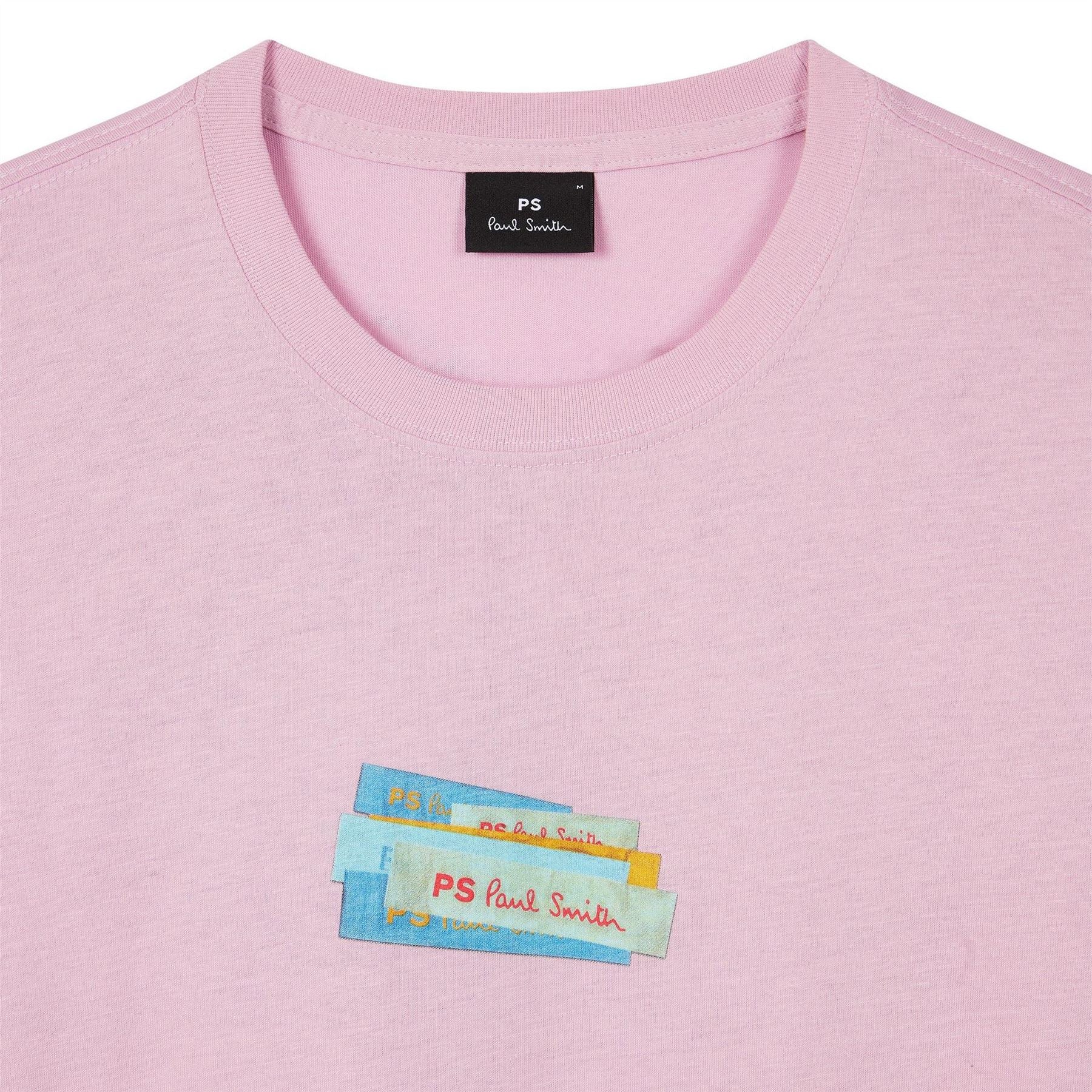 PS Paul Smith Regular Fit Crew Neck Plain Sleeve T-Shirt