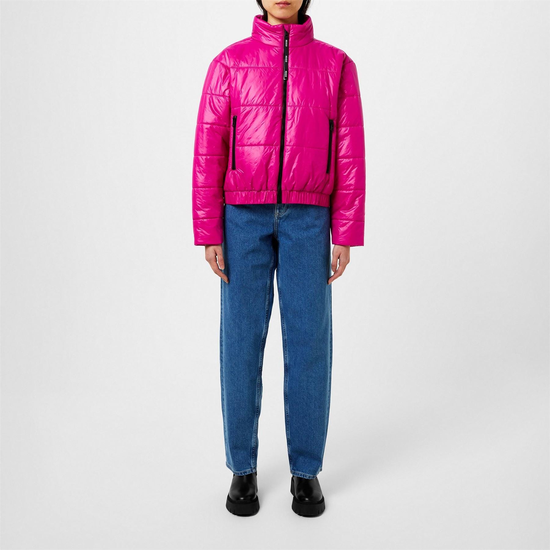 Hugo Short Relaxed Fit Puffer Jacket