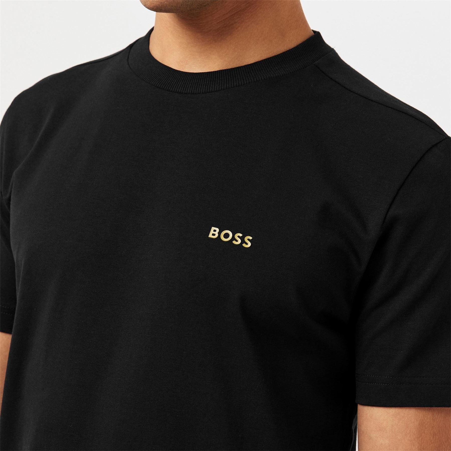 Boss BOSS GREEN T Shirt with Logo Design Stretch Cotton