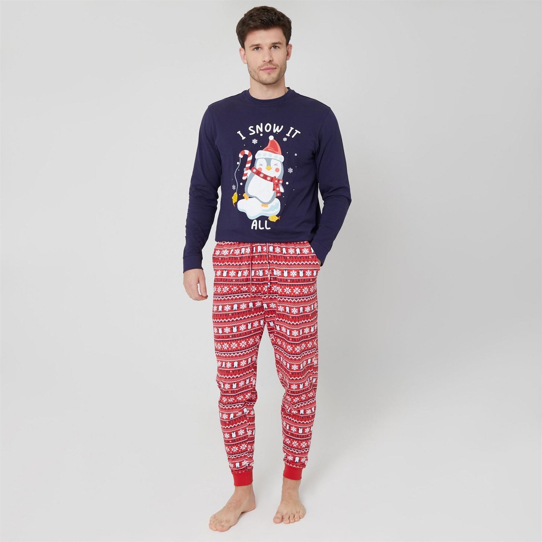 Linea Family Christmas Penguin Pyjama Set
