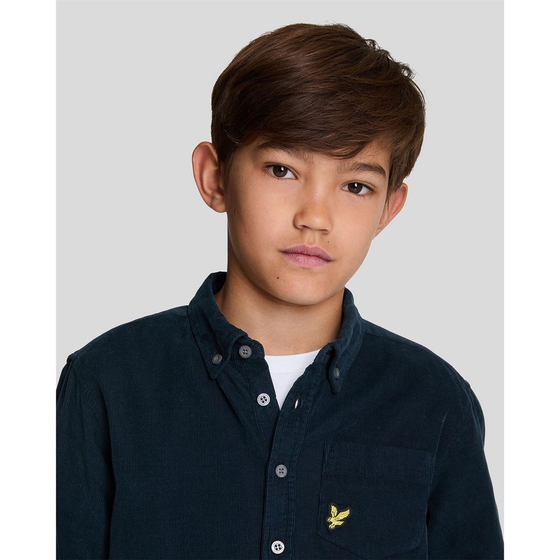 Lyle and Scott Long Sleeve Corduroy Shirt