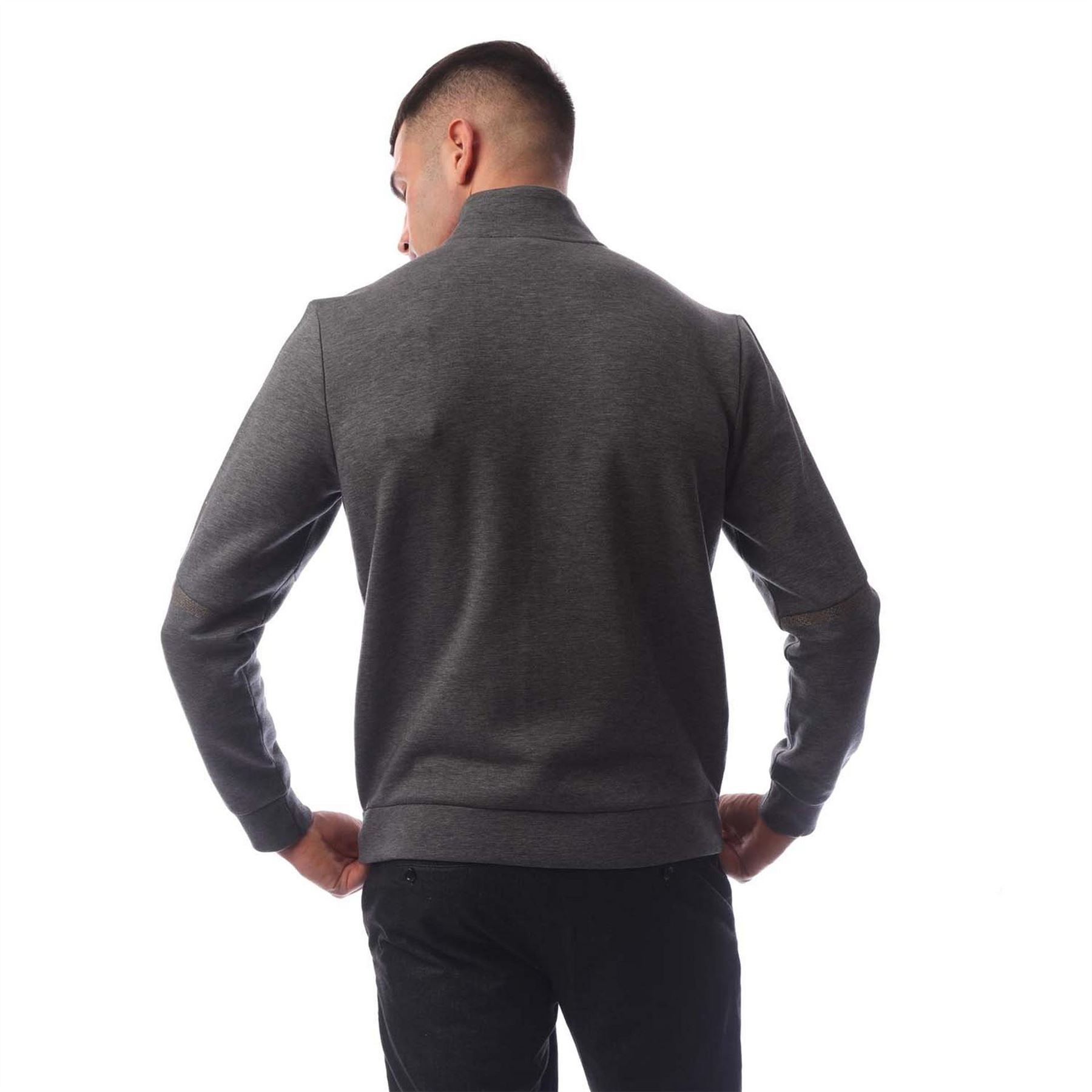 Boss Zip Neck Funnel Sweatshirt