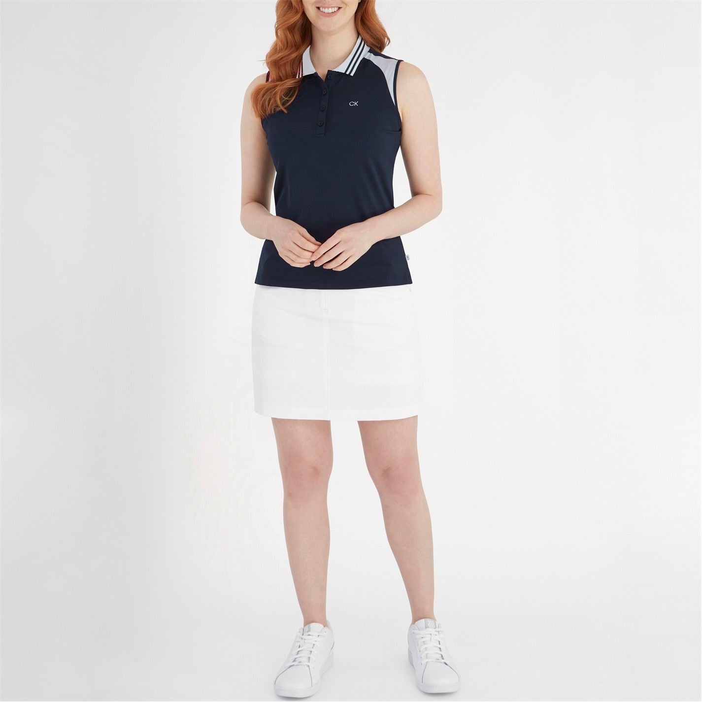 Calvin Klein Golf Sleeveless Performance Polo Shirt