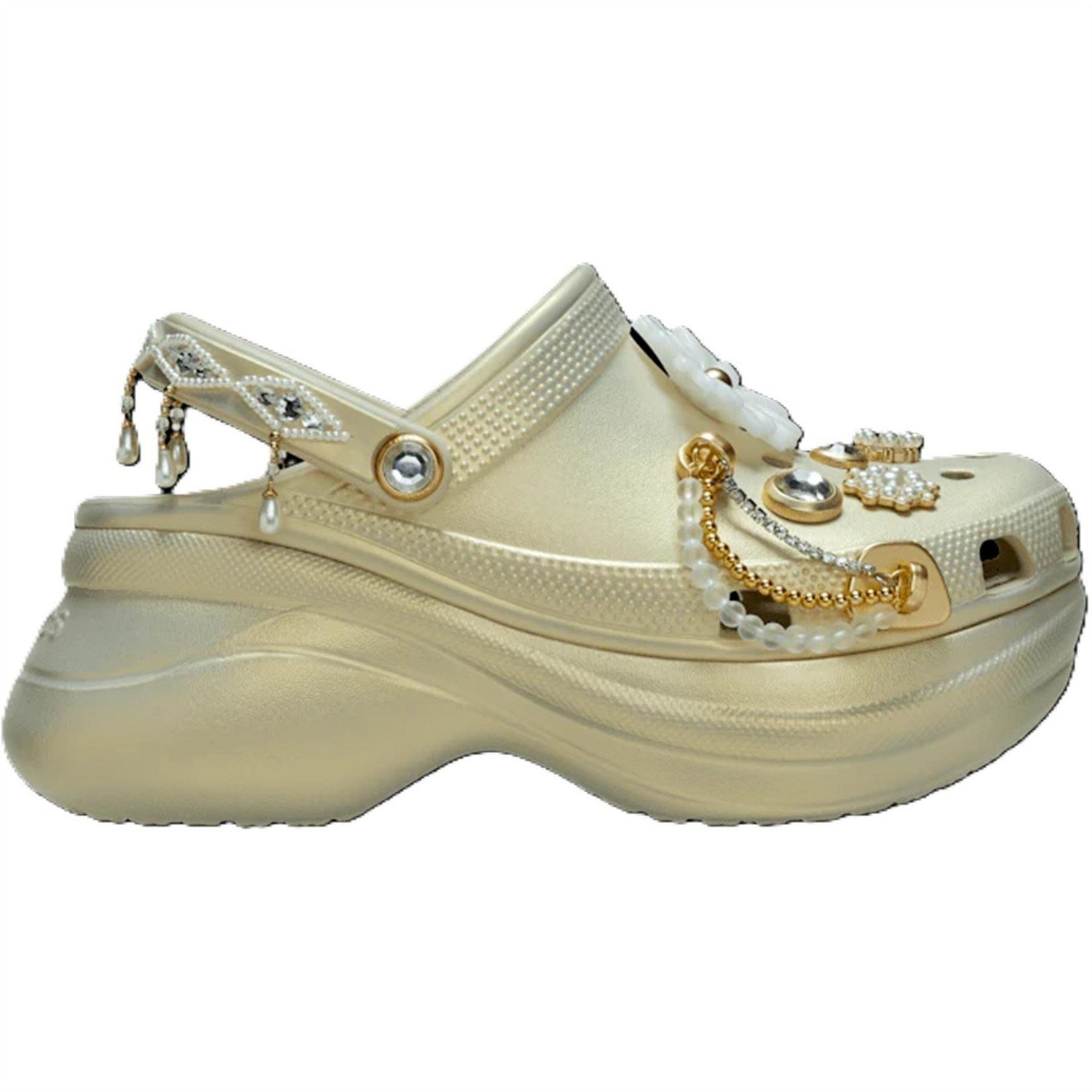 Crocs Bedazzled Shuv Platform Clogs
