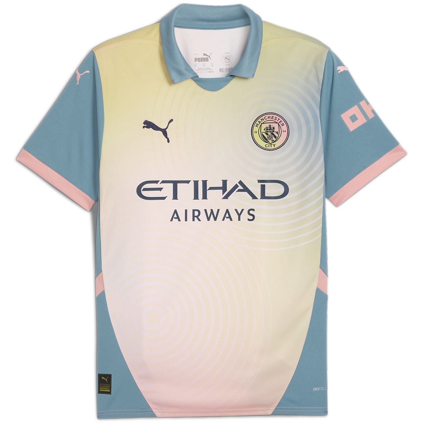 Puma Manchester City Fc Fourth Shirt 2024 2025 Adults