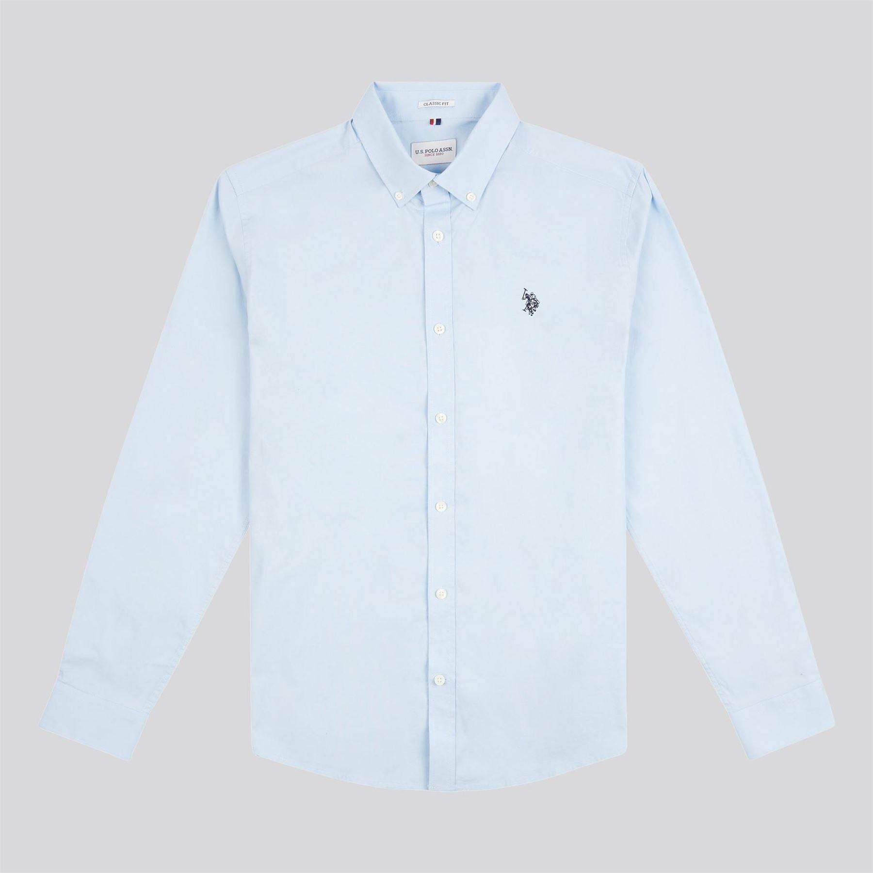 US Polo Assn Mens Stretch Poplin Shirt